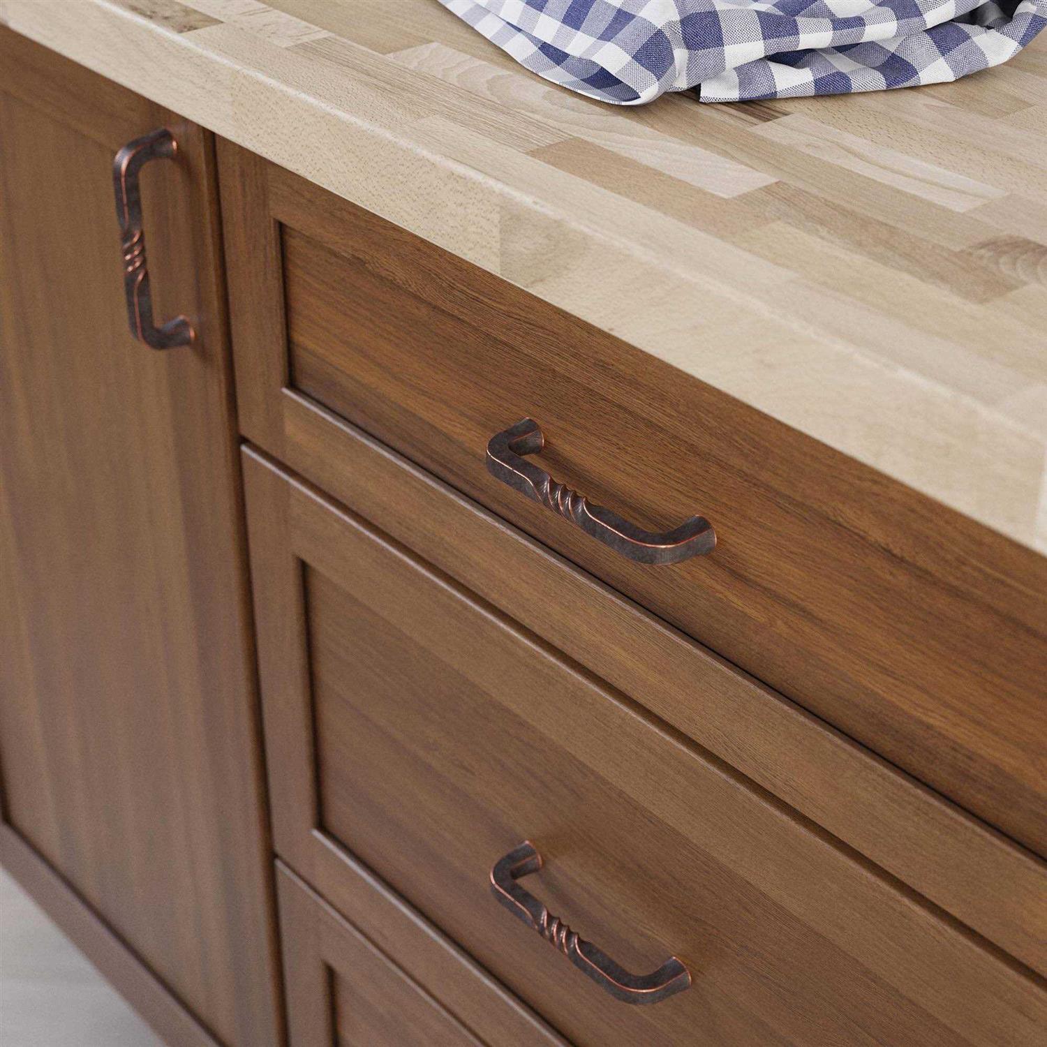 Liberty 4” Iron Craft Rustic Pull P28376 - Cheap Fitting