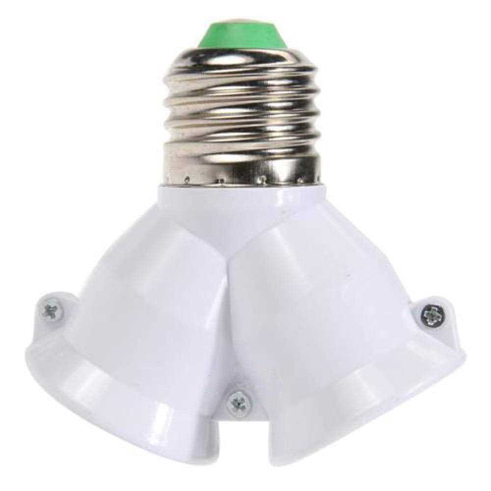 2 in 1 E27 to 2 E27 lamp Socket Splitter Adapter Light Bulb Base Stand Holder Led lights for bedroom outdoor floor lamp pendant DIY Wedding Party - Cheap Fitting