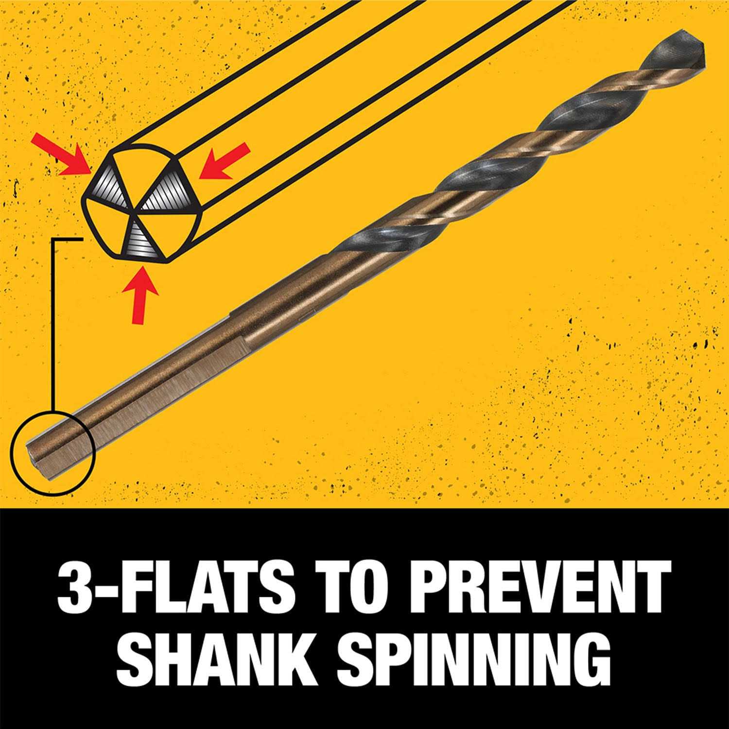 DeWalt DW1132 Black Oxide Drill Bit - Cheap Fitting