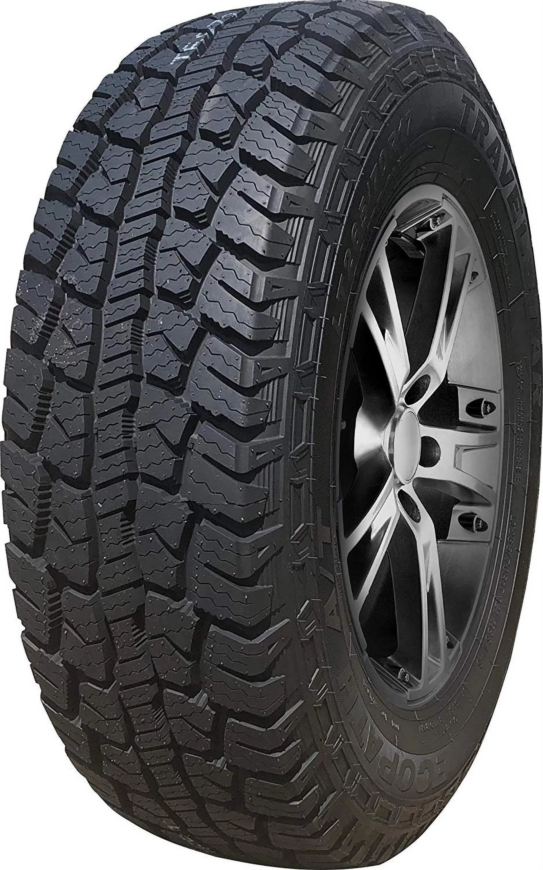 Travelstar EcoPath A/T All Terrain 265/70R17 115T Light Truck Tire Fits: 2014-18 Chevrolet Silverado 1500 WT, 2010-21 GMC Sierra 1500 SLE - Cheap Fitting