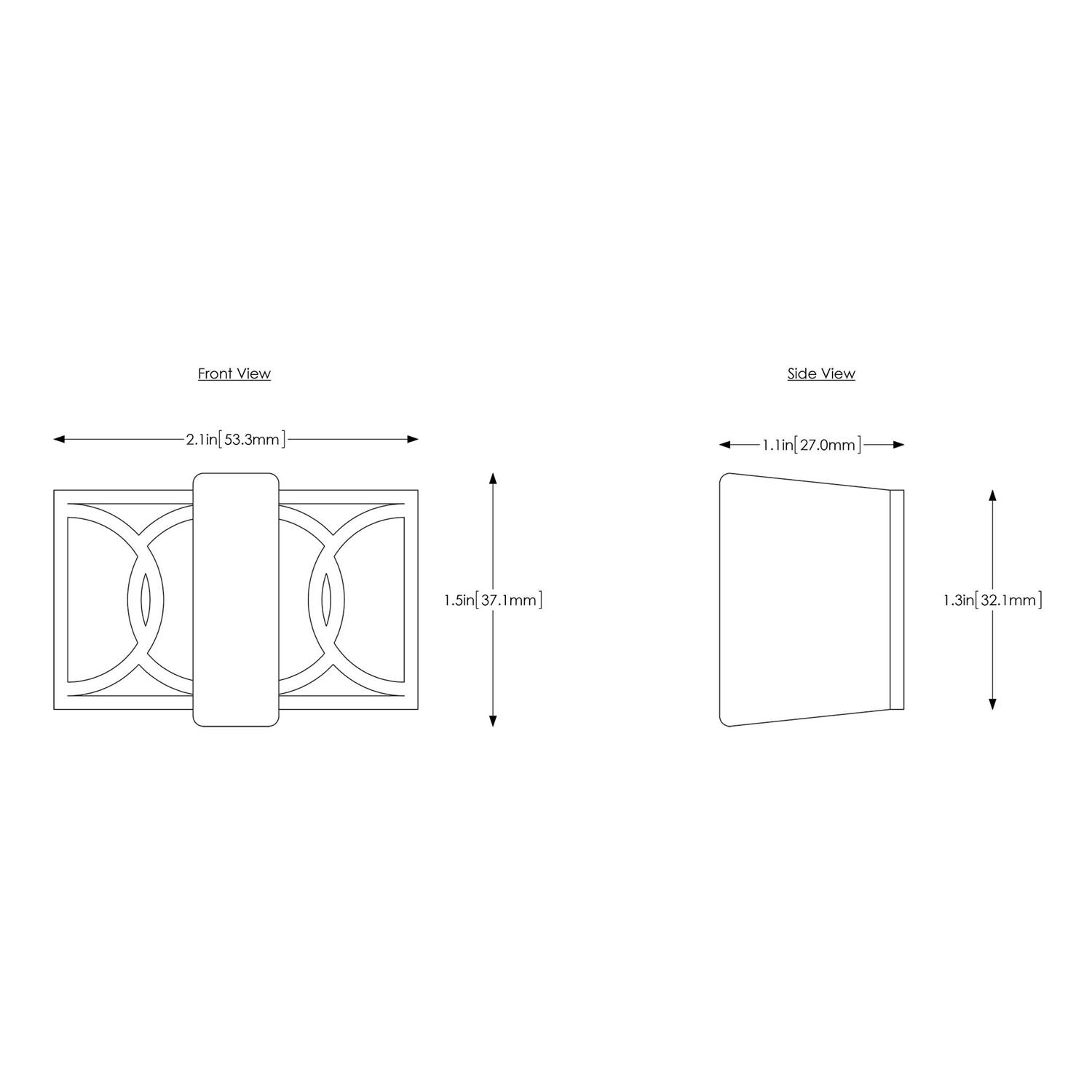 Wisdom Stone Symone Cabinet Knob 4242 - Cheap Fitting