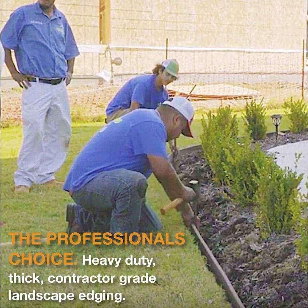 USA Made Heavy Duty Landscape Edging Garden Planter & Pathway Bender Board Edge Border Kit - Cheap Fitting