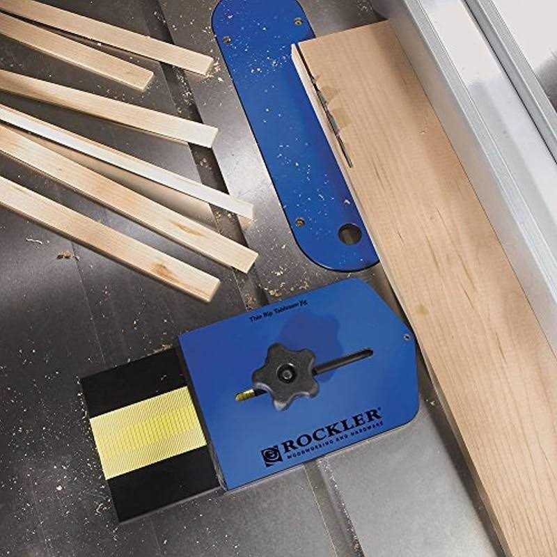 Rockler Thin Rip Tablesaw Jig - Cheap Fitting