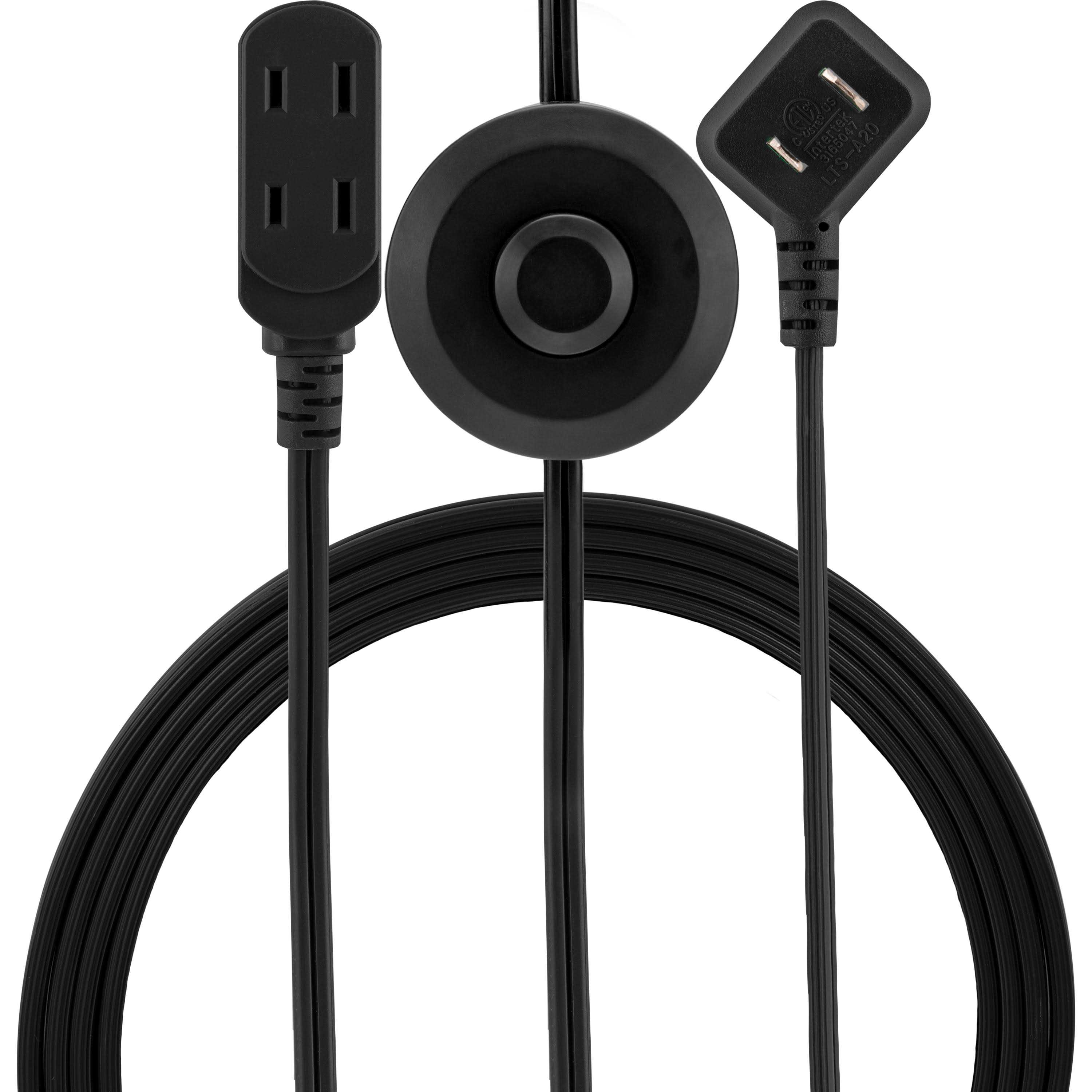 GE 3-Outlet 9ft Extension Cord with Footswitch - Cheap Fitting