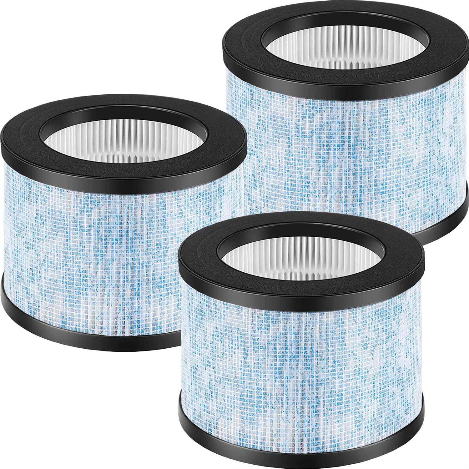 Ontheone DH-JH01 True HEPA Replacement Filter Compatible with AROEVE MK01 MG01JH MK06 TZ-K1 and Kloudi DH-JH01 Air Purifier - Cheap Fitting