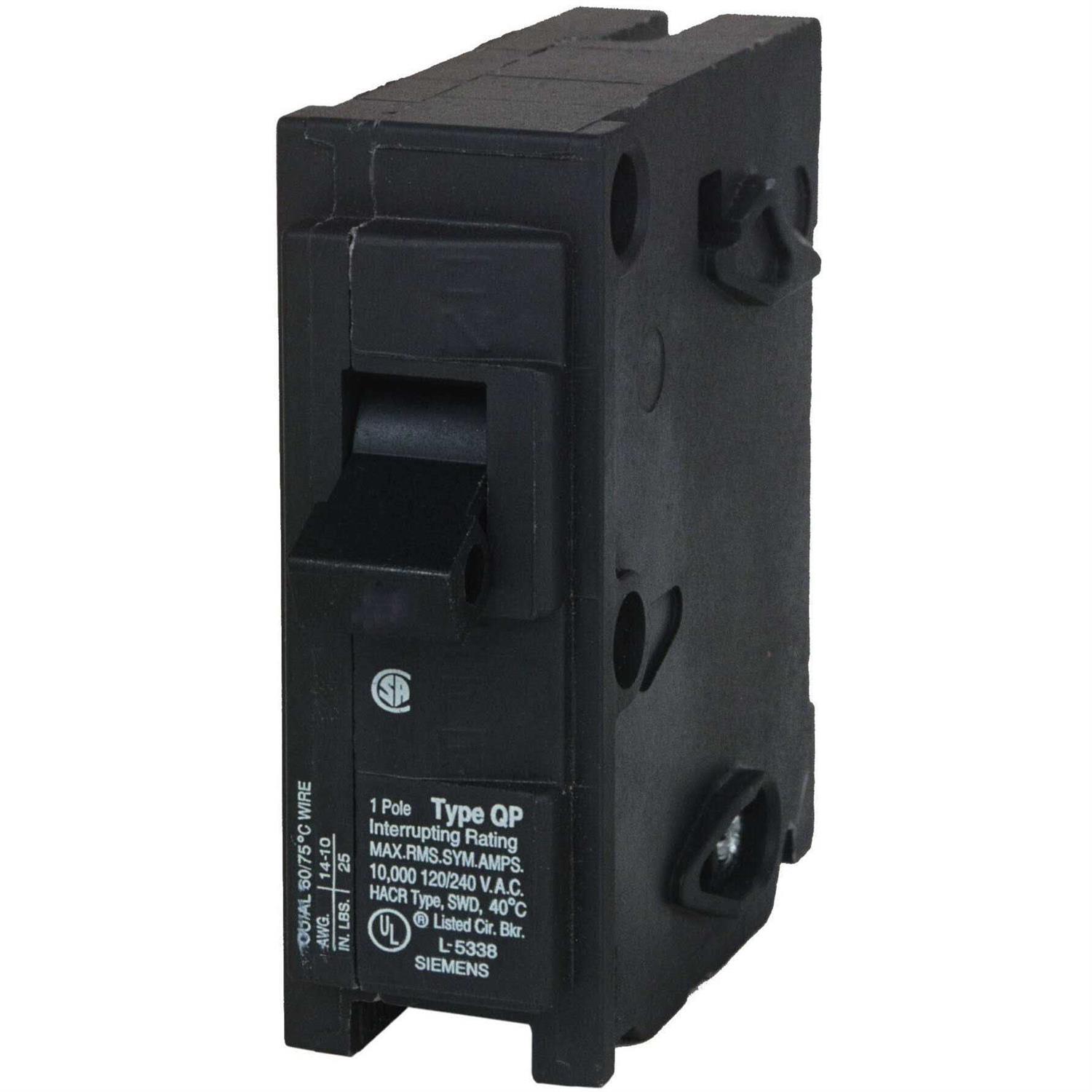 Siemens Q115 1 Pole Circuit Breaker - Cheap Fitting
