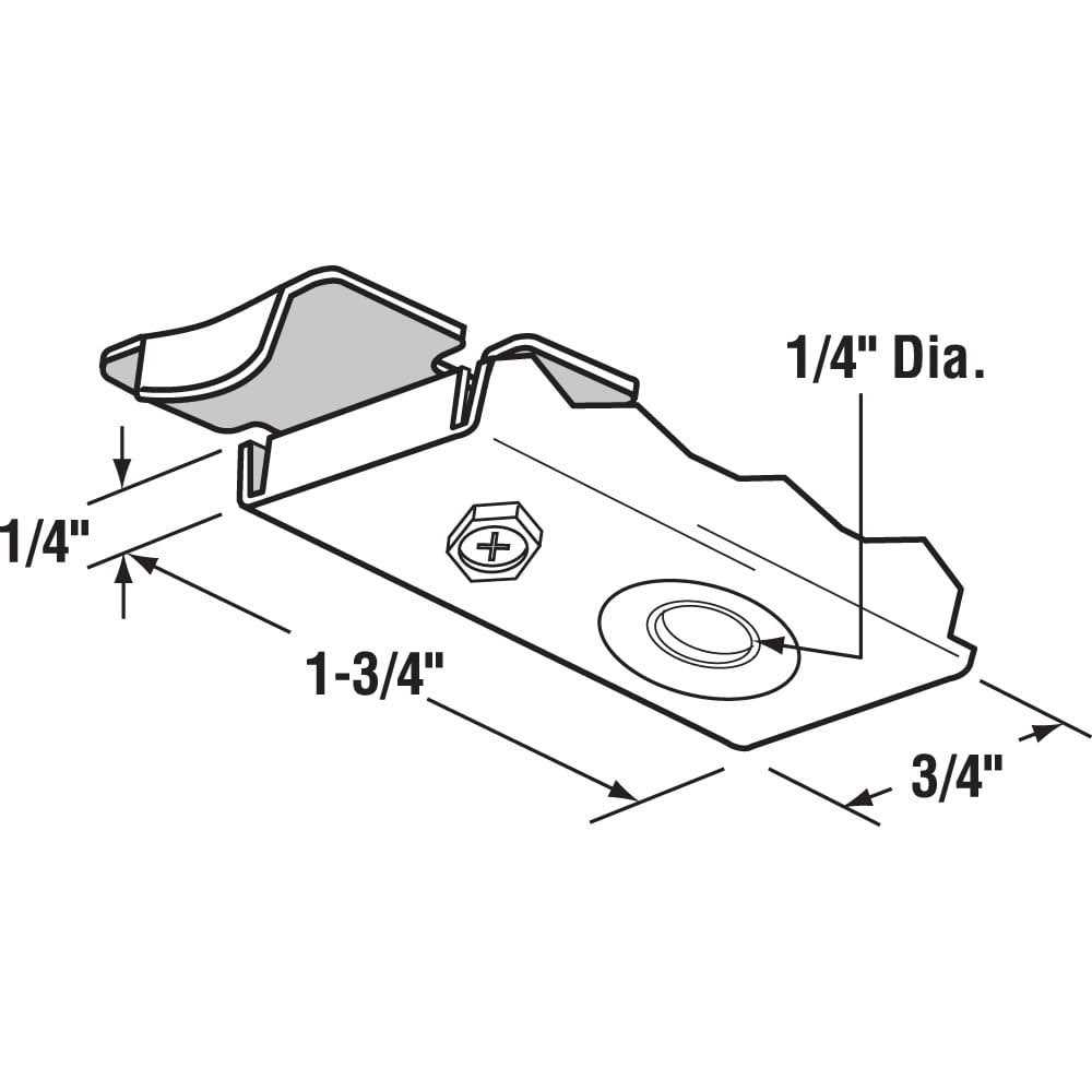 Prime-Line Bi-Fold Door Top Pivot Bracket N 6577 - Cheap Fitting