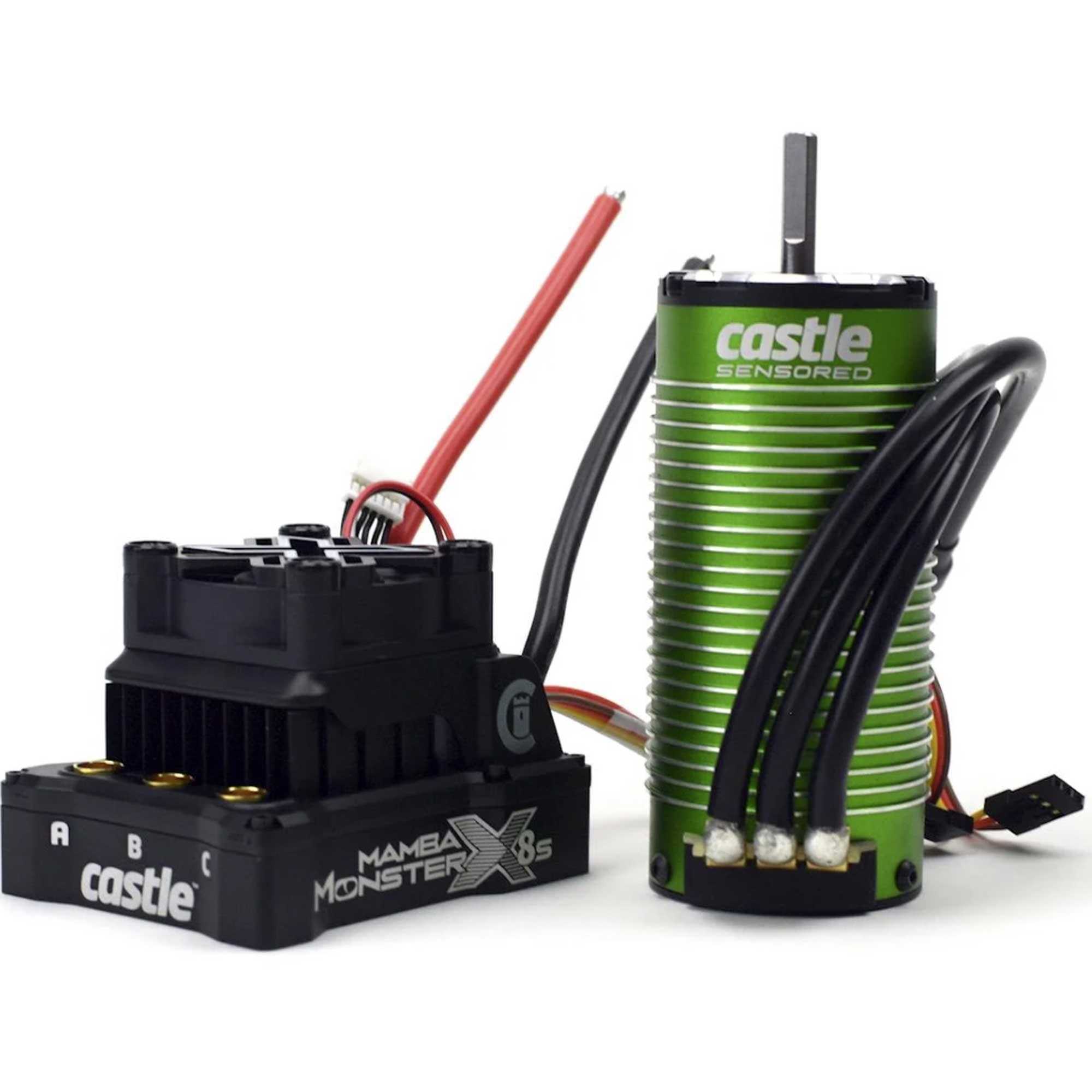 Castle Creations Monster X 8S ESC/Motor Combo w/1520 Sensored Motor - Cheap Fitting