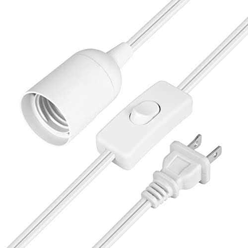 2-Pack Extension Hanging Lantern Cord Cable UL 375W with E26 E27 Socket On/Off Button Pendant Lighting - Cheap Fitting