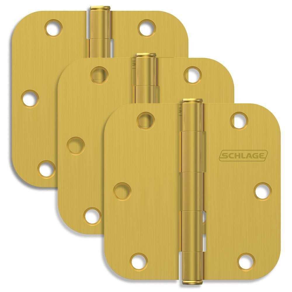 Schlage 3.5 Door Hinge with 5/8 Radius Round Corner - Cheap Fitting