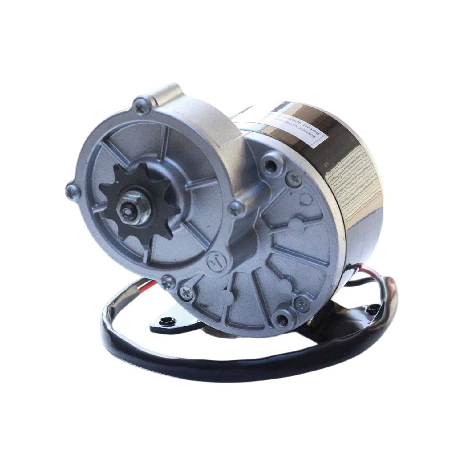 TRKIMAL 12/24 Volt DC 250W/350 Watt Gear Reduction Brushed Electric Motor with 9 Tooth Sprocket for E-Bike Mini Bikes Scooter - Cheap Fitting