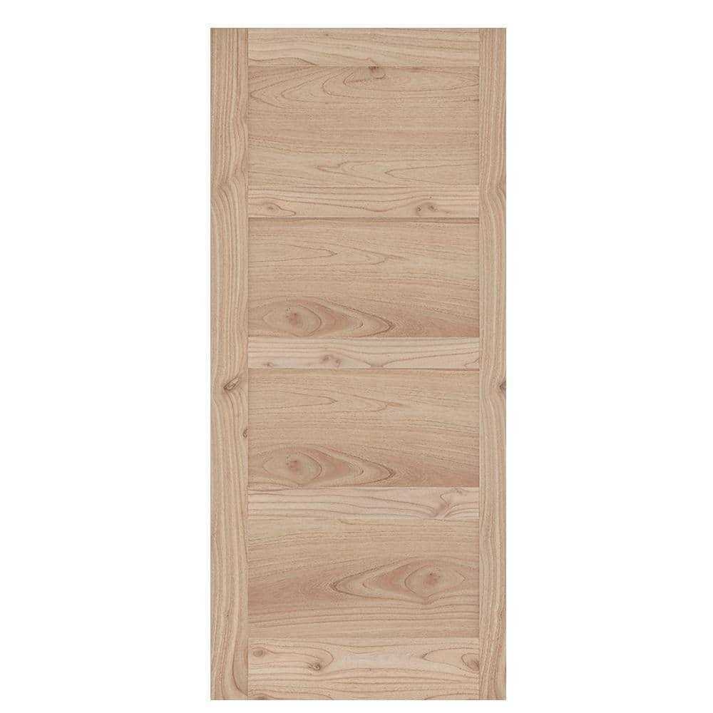 MODA 4-Panel Solid Core Unfinished White Cedar Prehung Interior Door JELD-WEN - Cheap Fitting