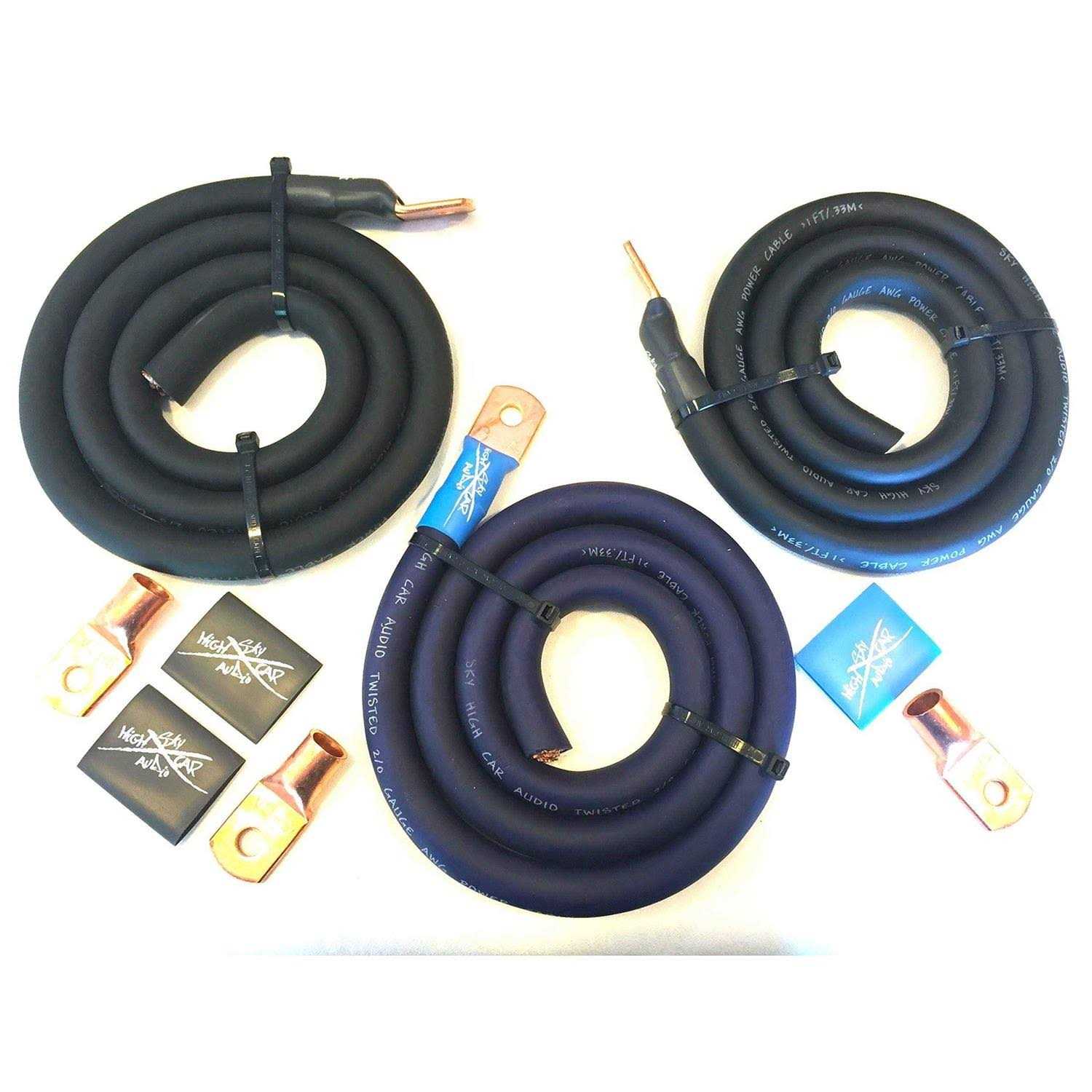 Sky High Oversized 1/0 Gauge Awg Big 3 Upgrade - Cheap Fitting