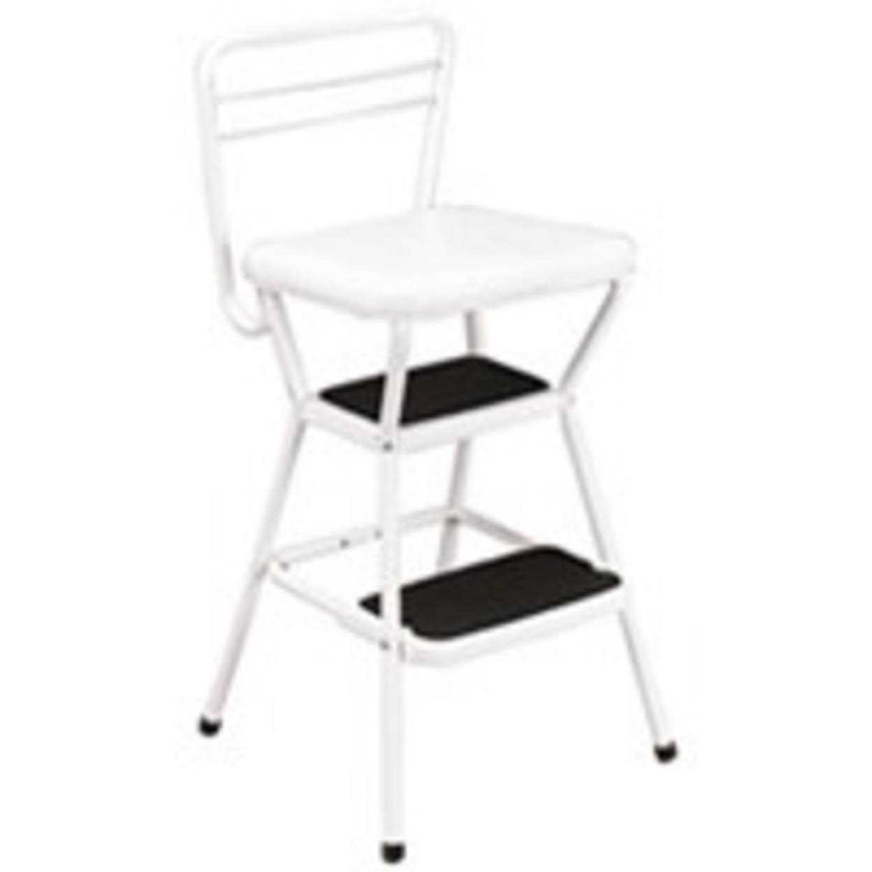 Cosco Retro Counter Chair/Step Stool with Lift-up Seat - Cheap Fitting