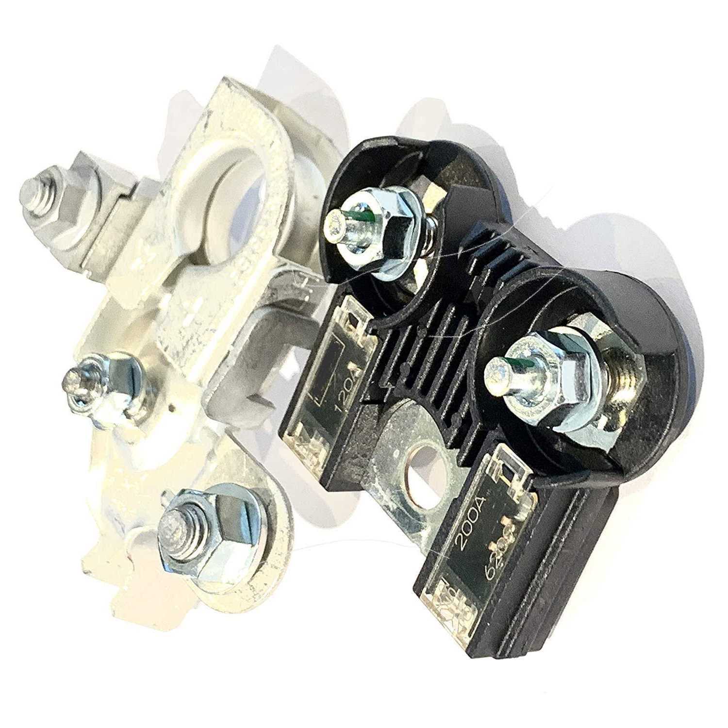 Combo Pack!! EDS Replacement AE5Z-14526-BA 200Amp / 120Amp BFT & BT4Z-14450-AA Terminal w Nuts for Edge/Fusion etc - Cheap Fitting