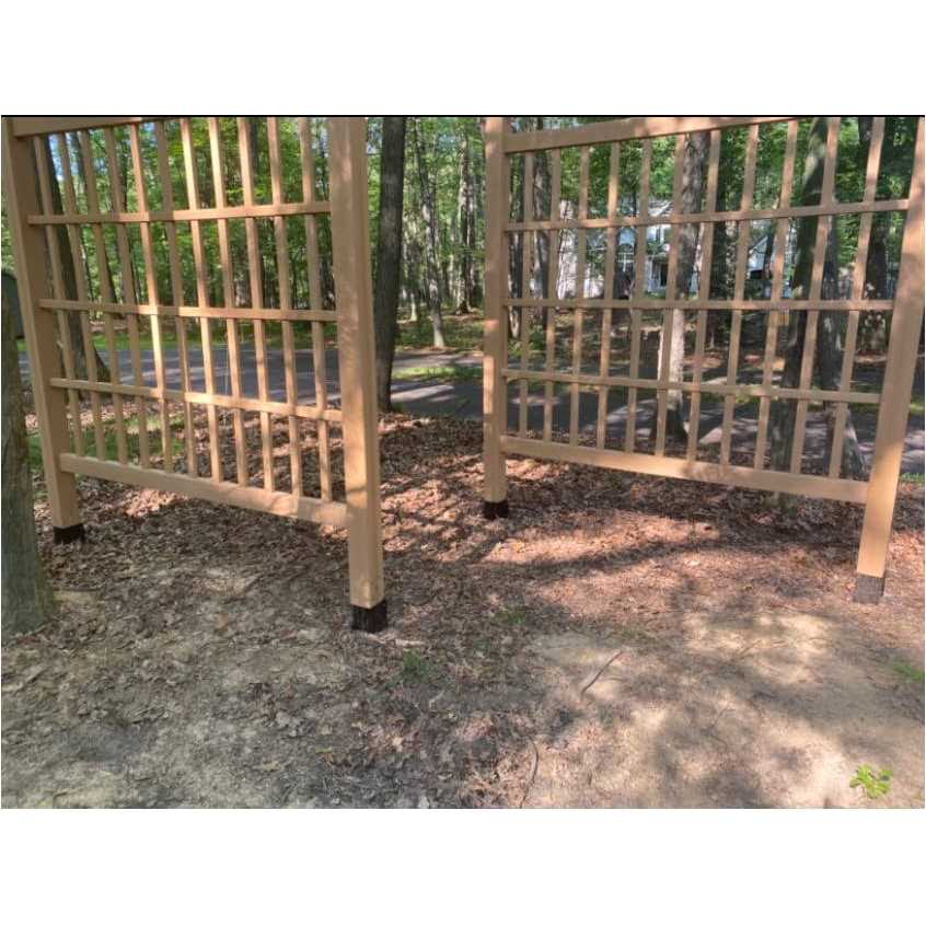 CRIZTA Heavy Duty 4×4 Fence Post Anchor Ground Spike Metal Black Powder Coated - Cheap Fitting