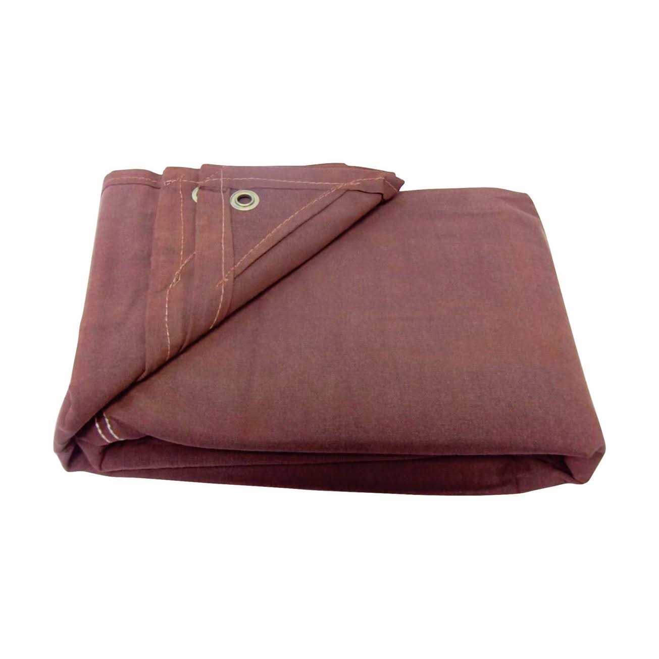 Ace 8 ft Brown Canvas Tarpaulin - Cheap Fitting