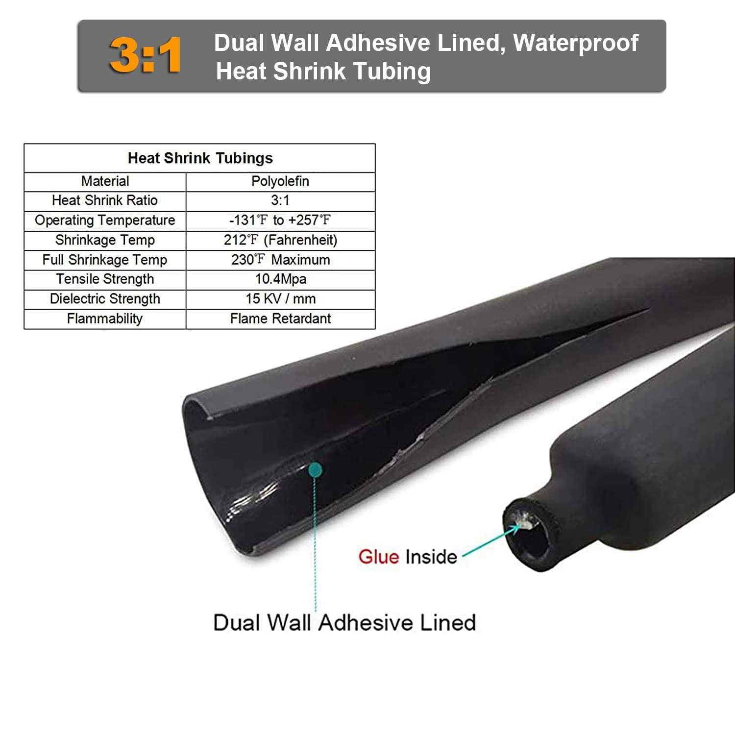 TKDMR 10pcs AWG-3/8 Ring Copper Battery Lugs Wire Lugs,Heavy Duty Battery Cable Ends,AWG Crimp Wire Ring Lugs,Terminal 3:1 - Cheap Fitting