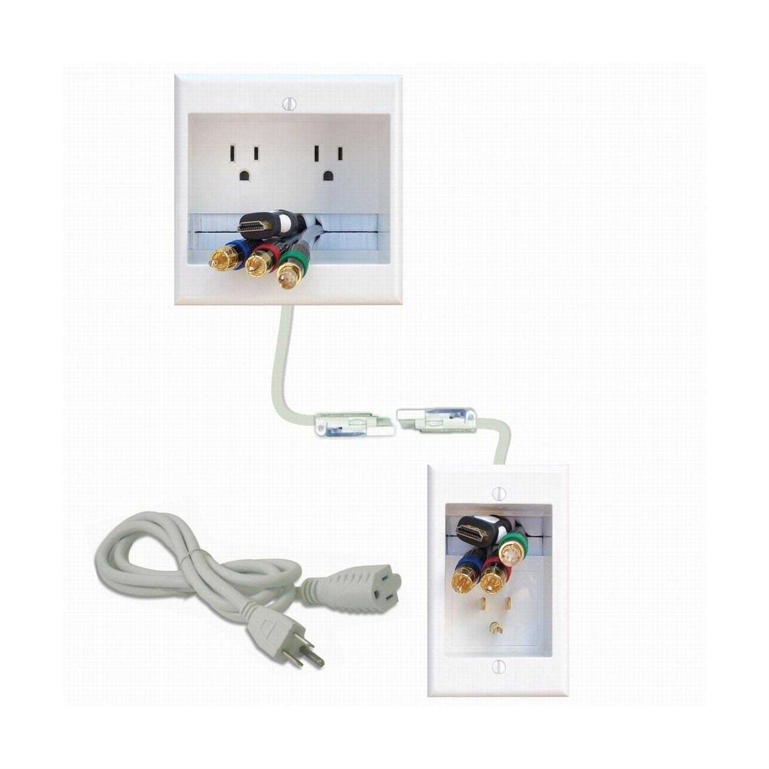 PowerBridge TWO-CK In-Wall Cable Management System for Wall-Mounted Tvs - Cheap Fitting