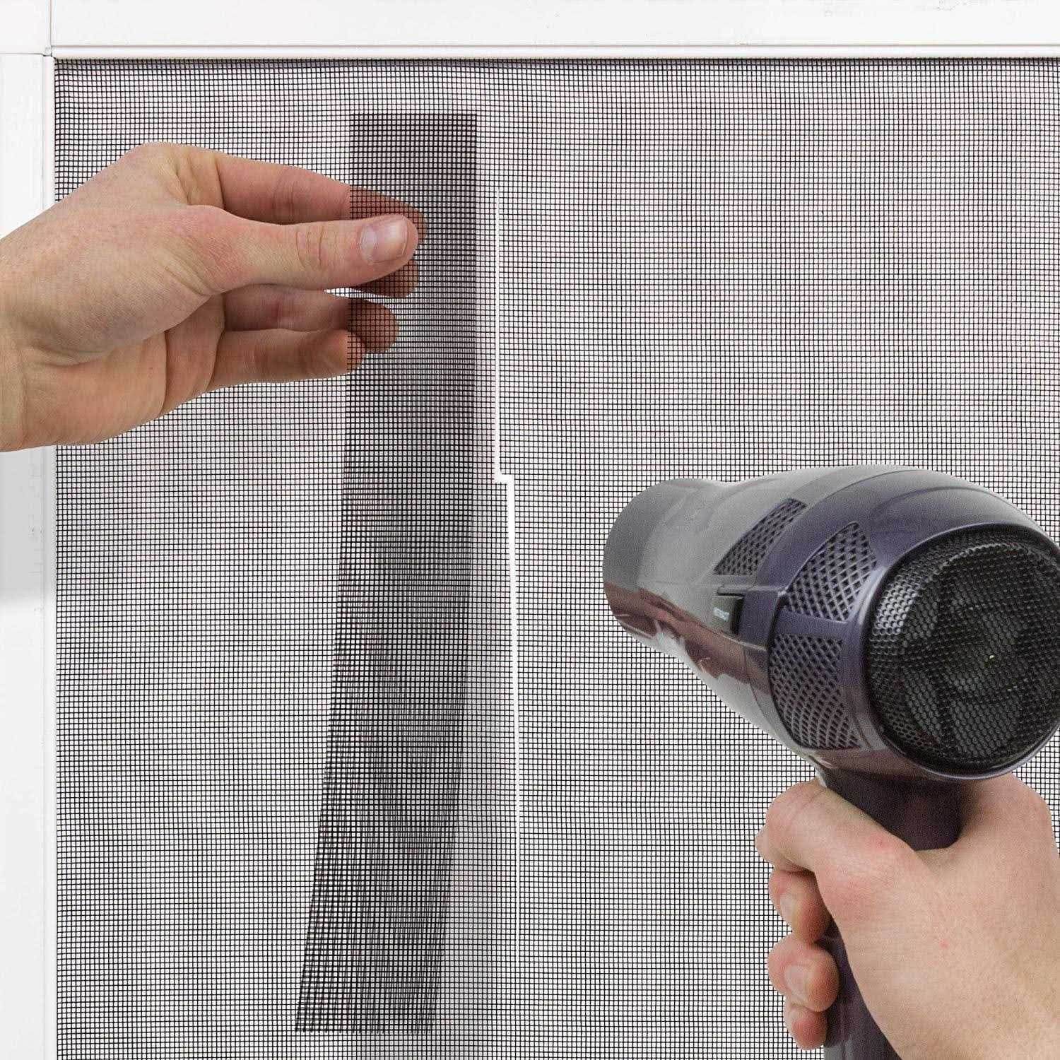 Screenmend Screen Repair Patch Charcoal - Cheap Fitting