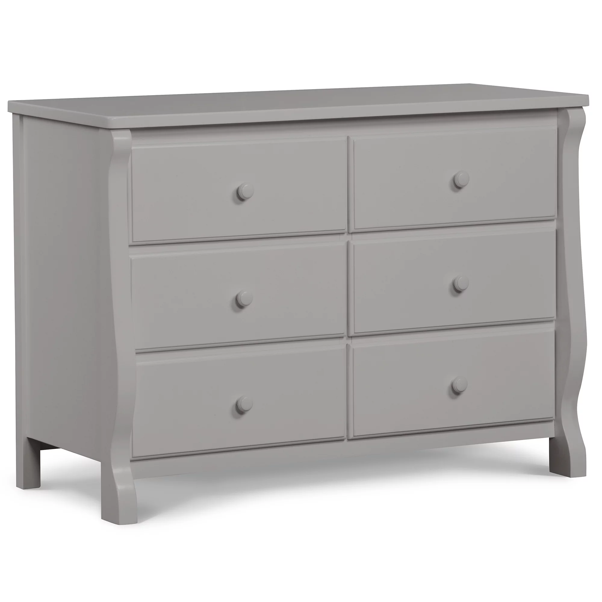Delta Children Universal 6 Drawer Dresser with Interlocking Drawers - Greenguard Gold Certified, Dark Chocolate - Cheap Fitting