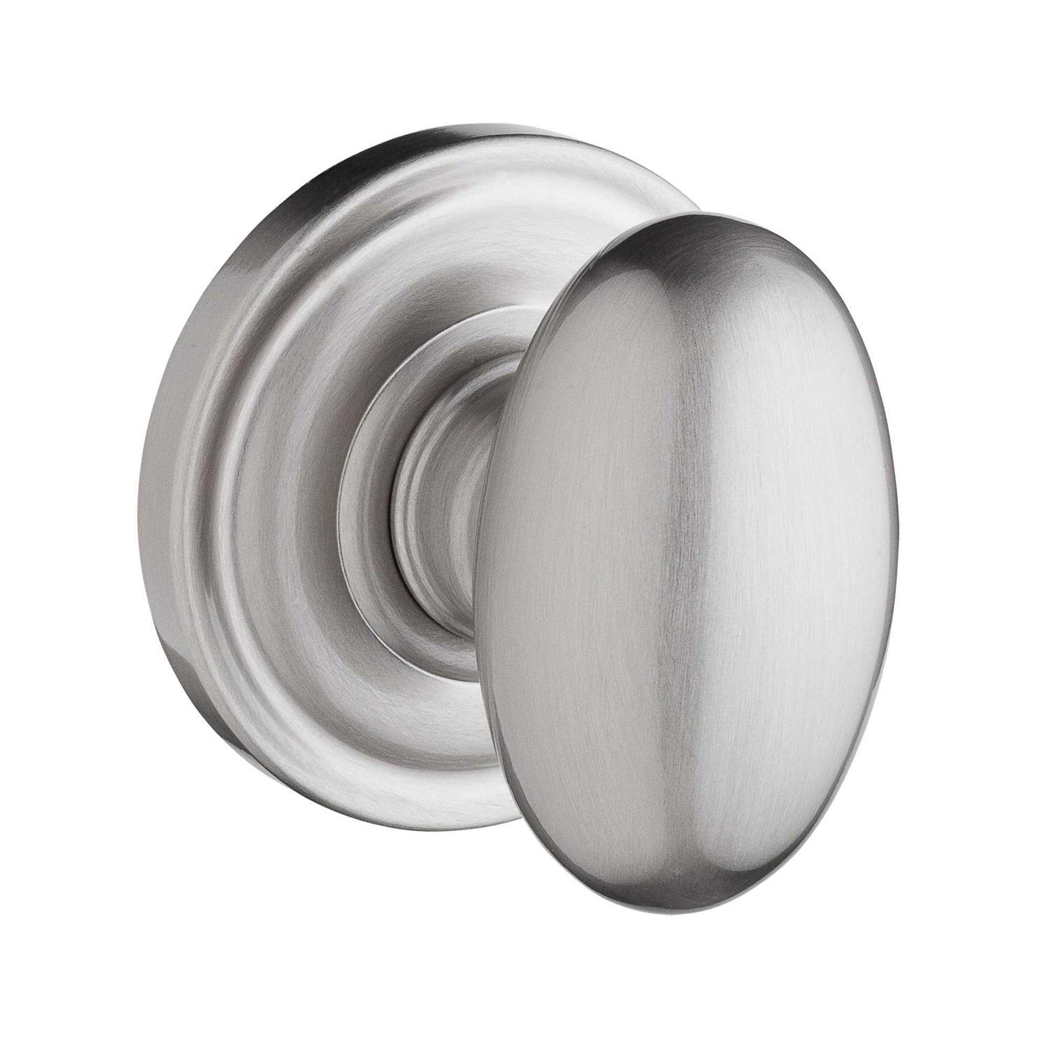 Baldwin Ellipse Privacy Door Knob with Traditional Round Rose PVELLTRR150 - Cheap Fitting