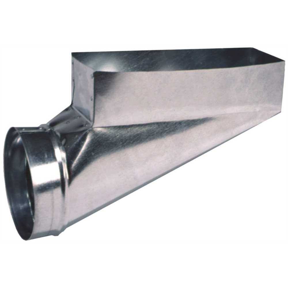 Master Flow 10 in. x 4 in. to 6 in. End Register Box - Cheap Fitting