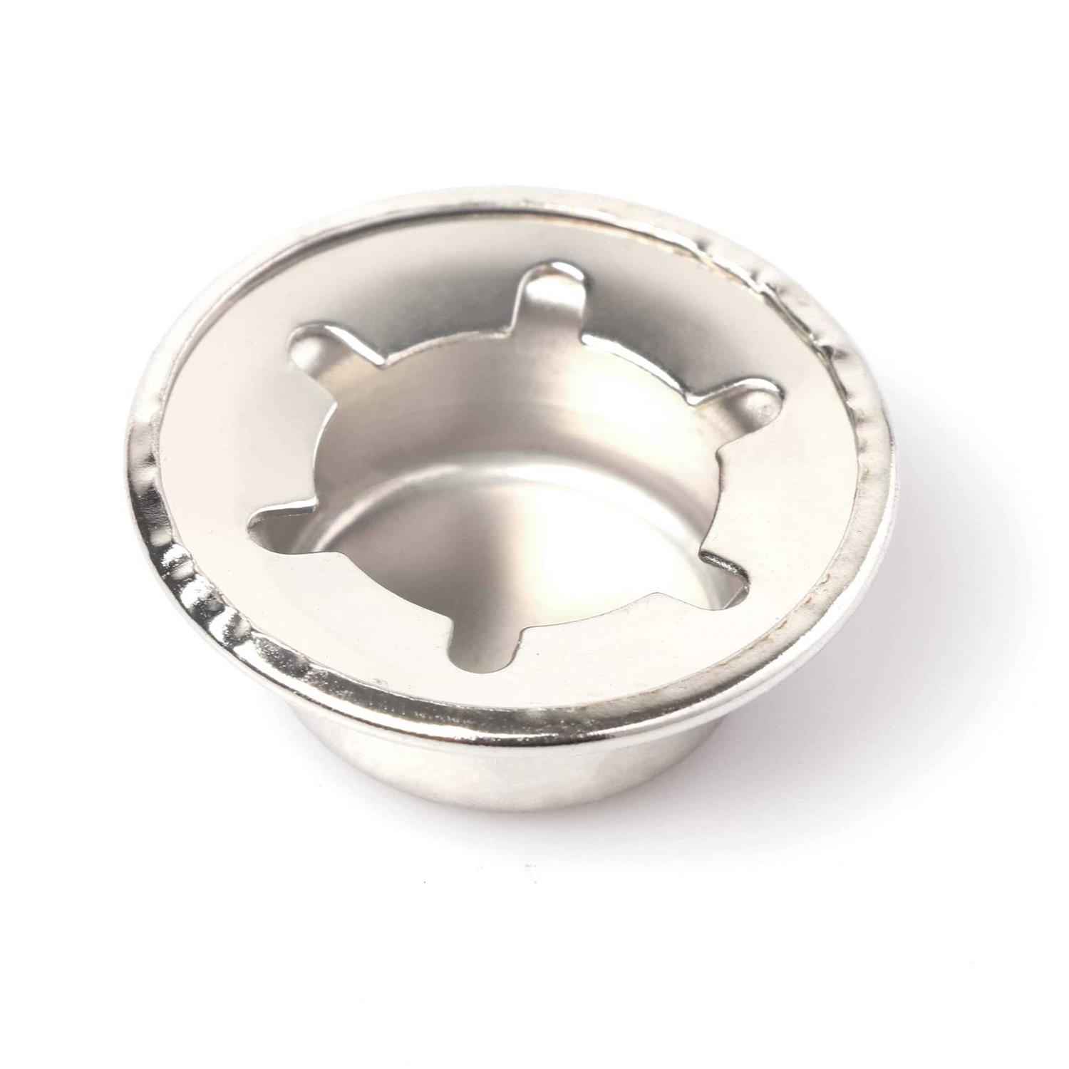 Calvana Spring Steel Push On Pushnut Caps with Mechanical Zinc Plating - Cheap Fitting