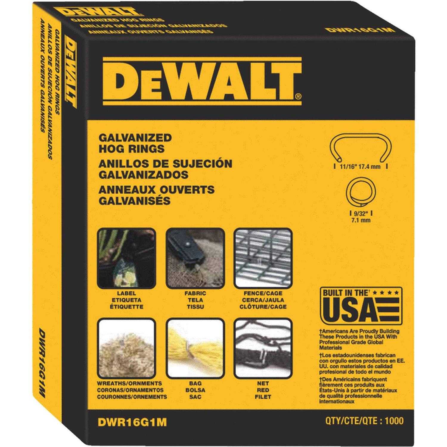 DeWalt Hog Rings - Cheap Fitting