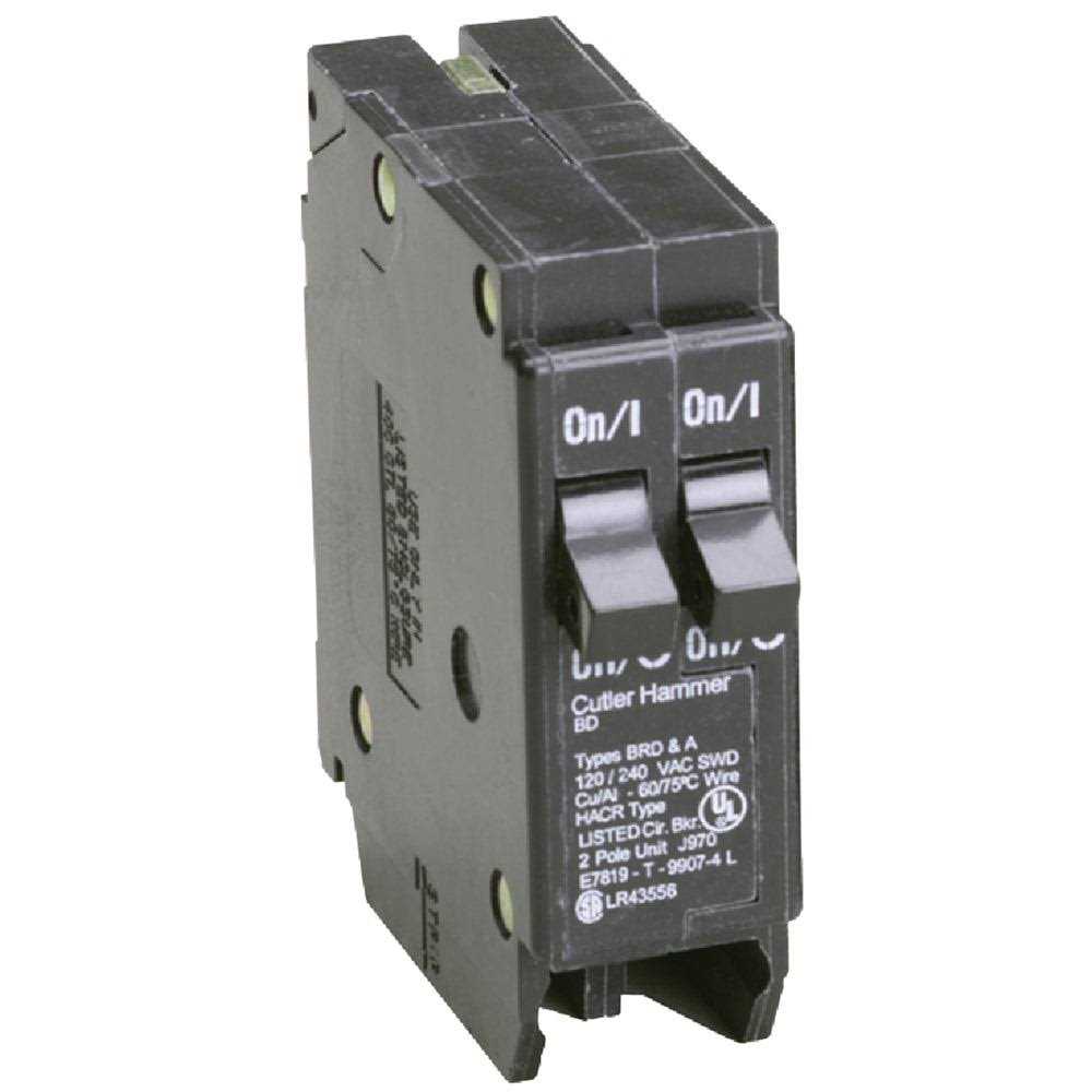 Eaton Double-Pole Circuit Breaker - Cheap Fitting