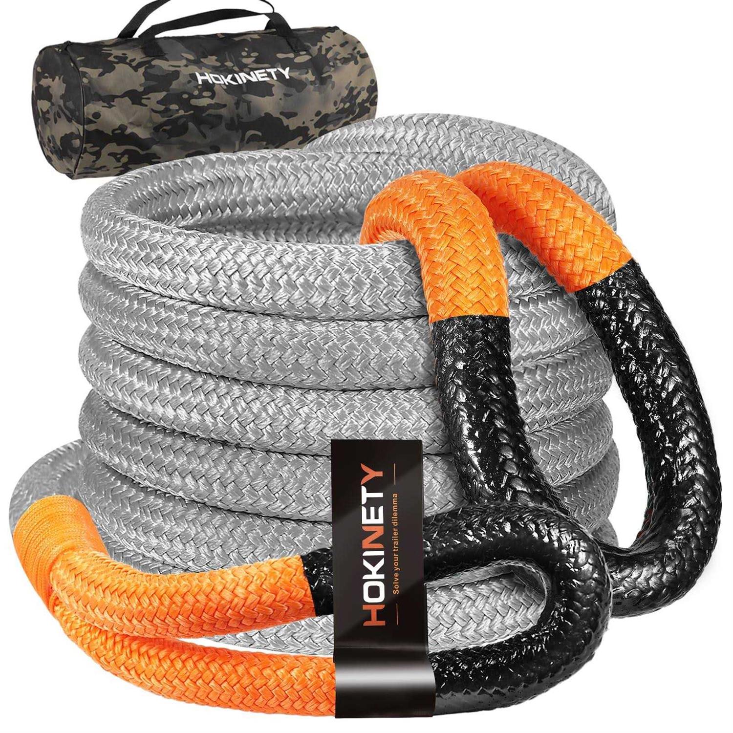 Kinetic Recovery Tow Rope 1-1/8 x20ft Offroad Snatch Strap Heavy Duty Towing Straps Kit for Trucks SUV UTV ATV Tractor Car Jeep - Cheap Fitting