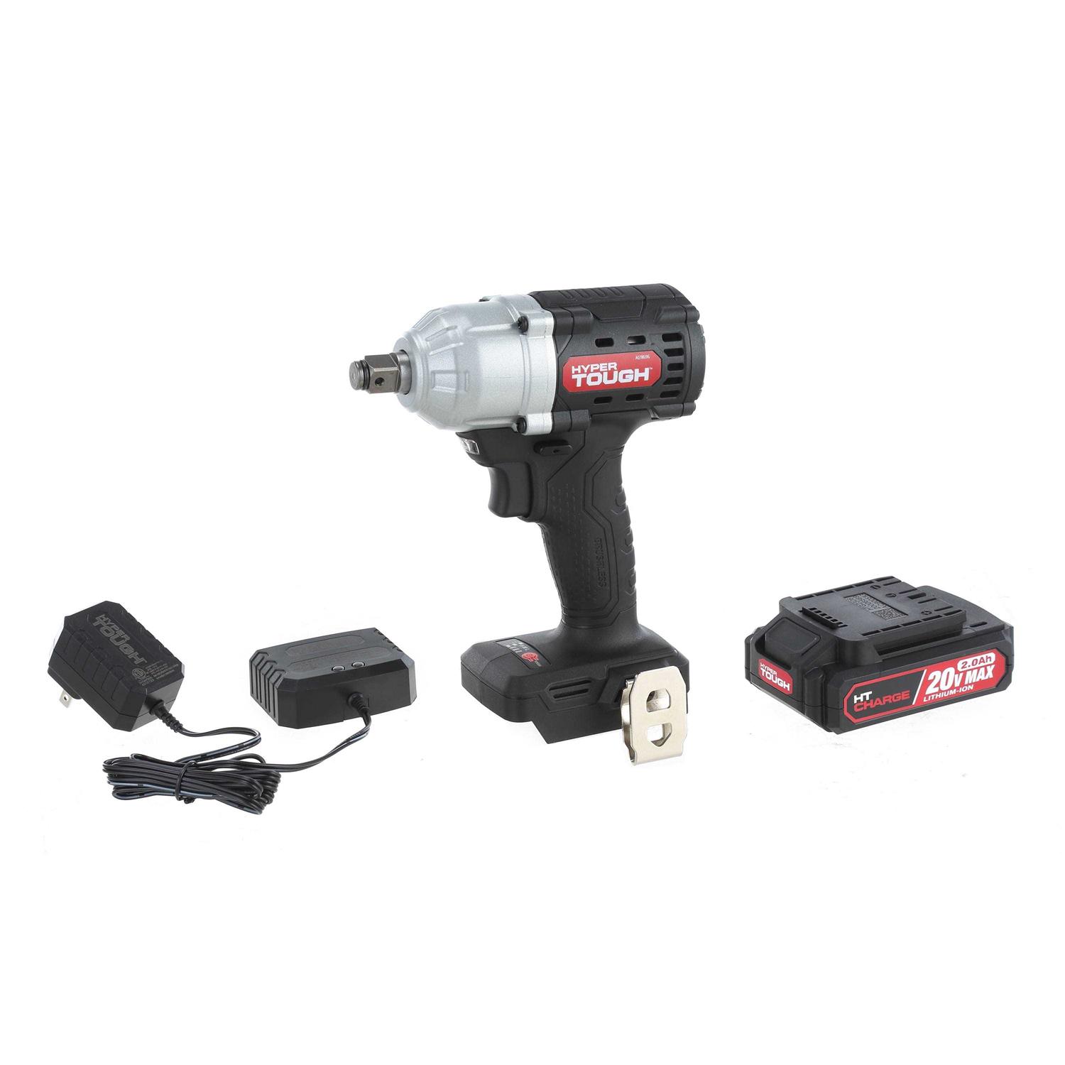 Hyper Tough Brushless 20V Max Lithium-Ion Cordless Impact Wrench 1/2 inch Anvil - Cheap Fitting