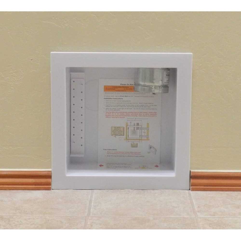 Construction Solutions DBX1000 Dryer Vent Box with trim ring for 2×6 framing - Cheap Fitting