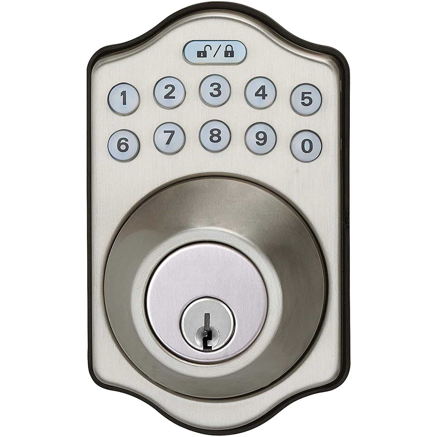 Amazon Basics Electronic Keypad Single Cylinder Deadbolt Door Lock w/ 1-Touch Locking - Cheap Fitting