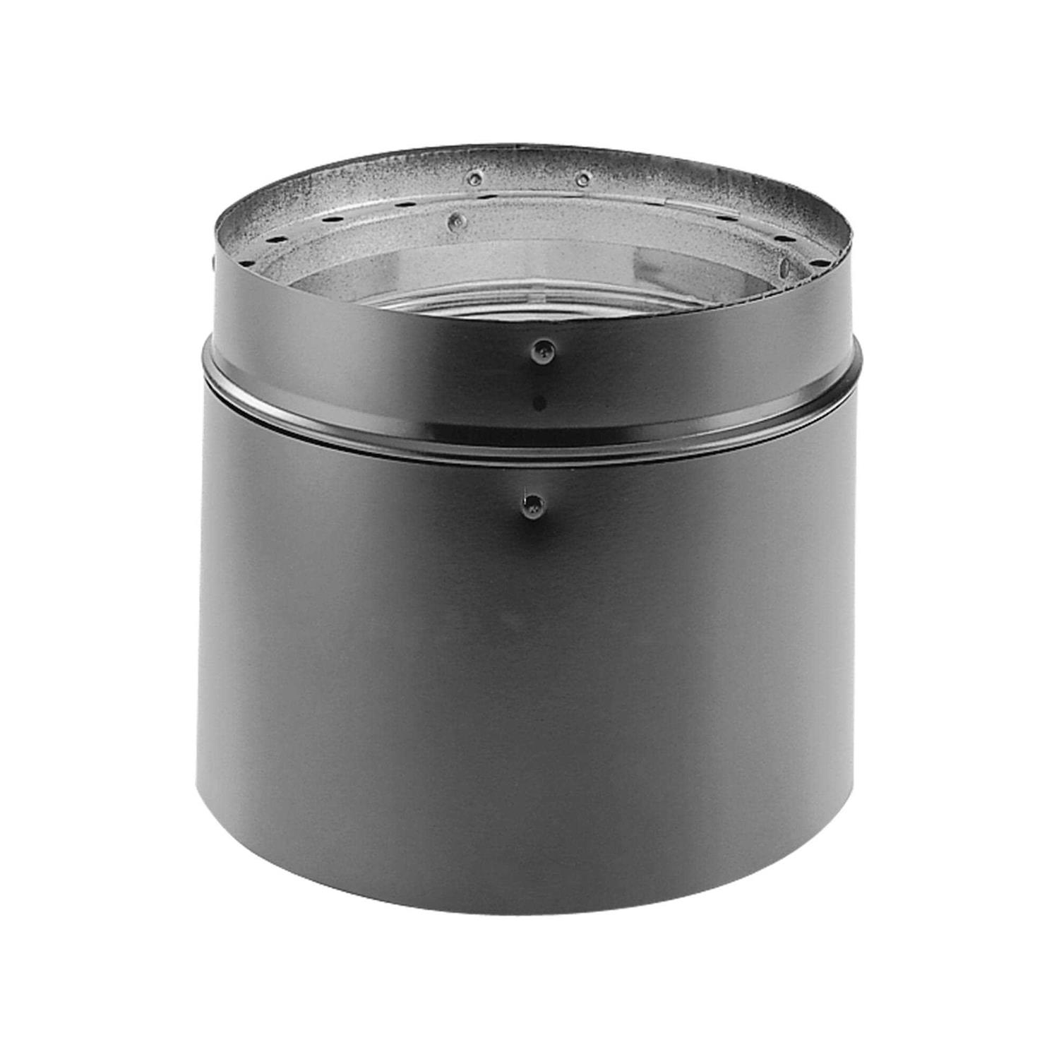 DuraVent 6DVL-6ADJ DVL 6 Double-Wall Adjustable Black Pipe - Cheap Fitting
