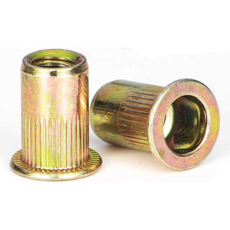 Rivet Nut Lokman Carbon Steel Flat Head Rivnut Threaded Insert Nut - Cheap Fitting