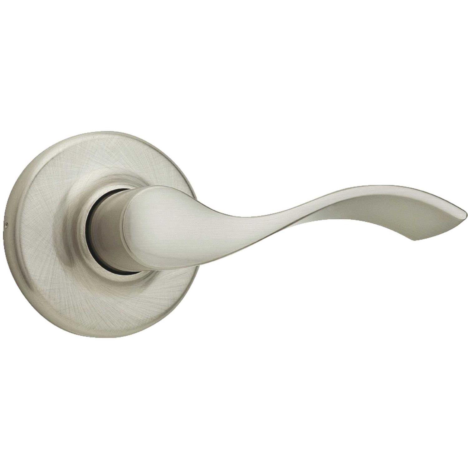 Kwikset Satin Nickel Balboa Passage Door Lever - Cheap Fitting