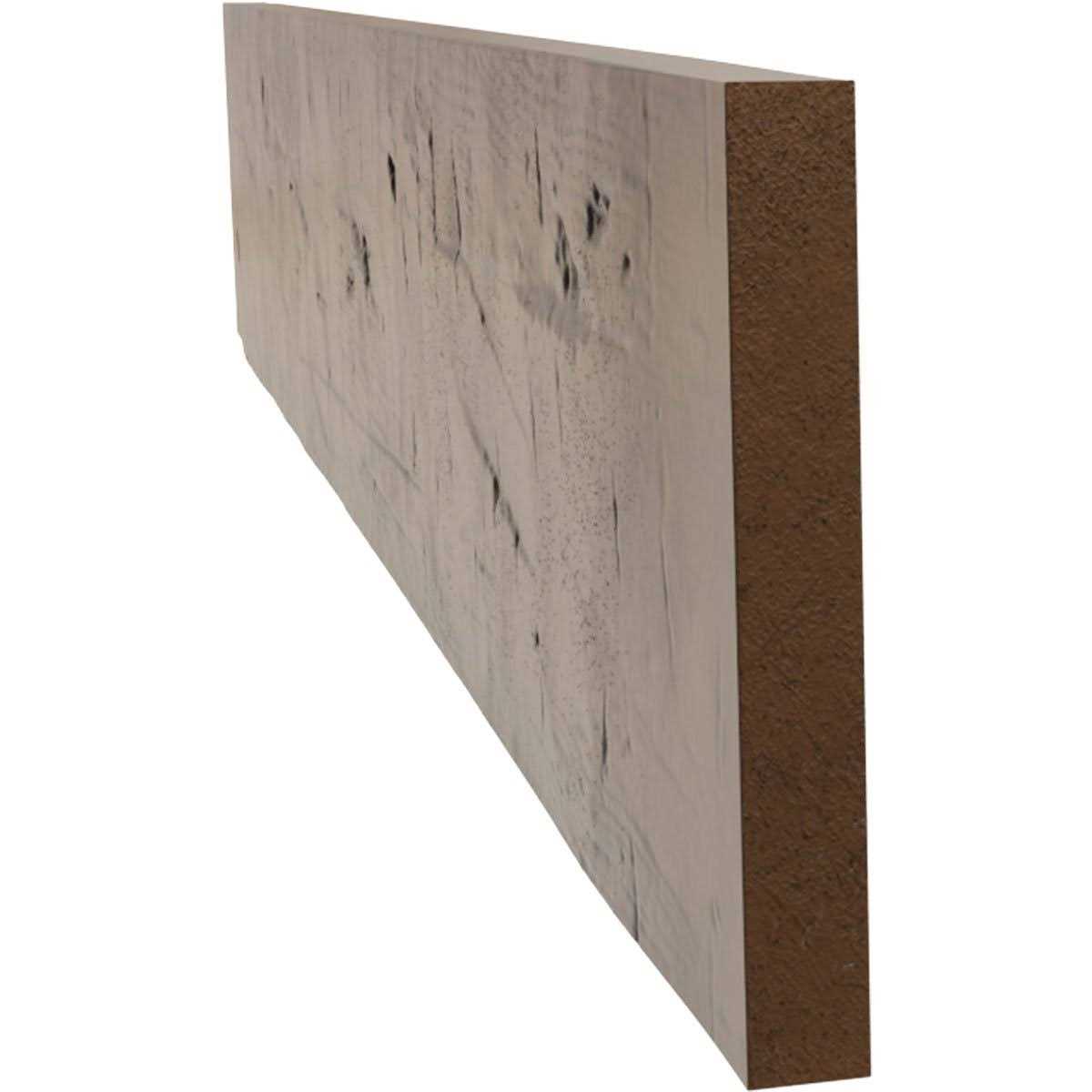 1Thickness 1-Sided Hand Hewn Endurathane Faux Wood Beam Plank - Cheap Fitting