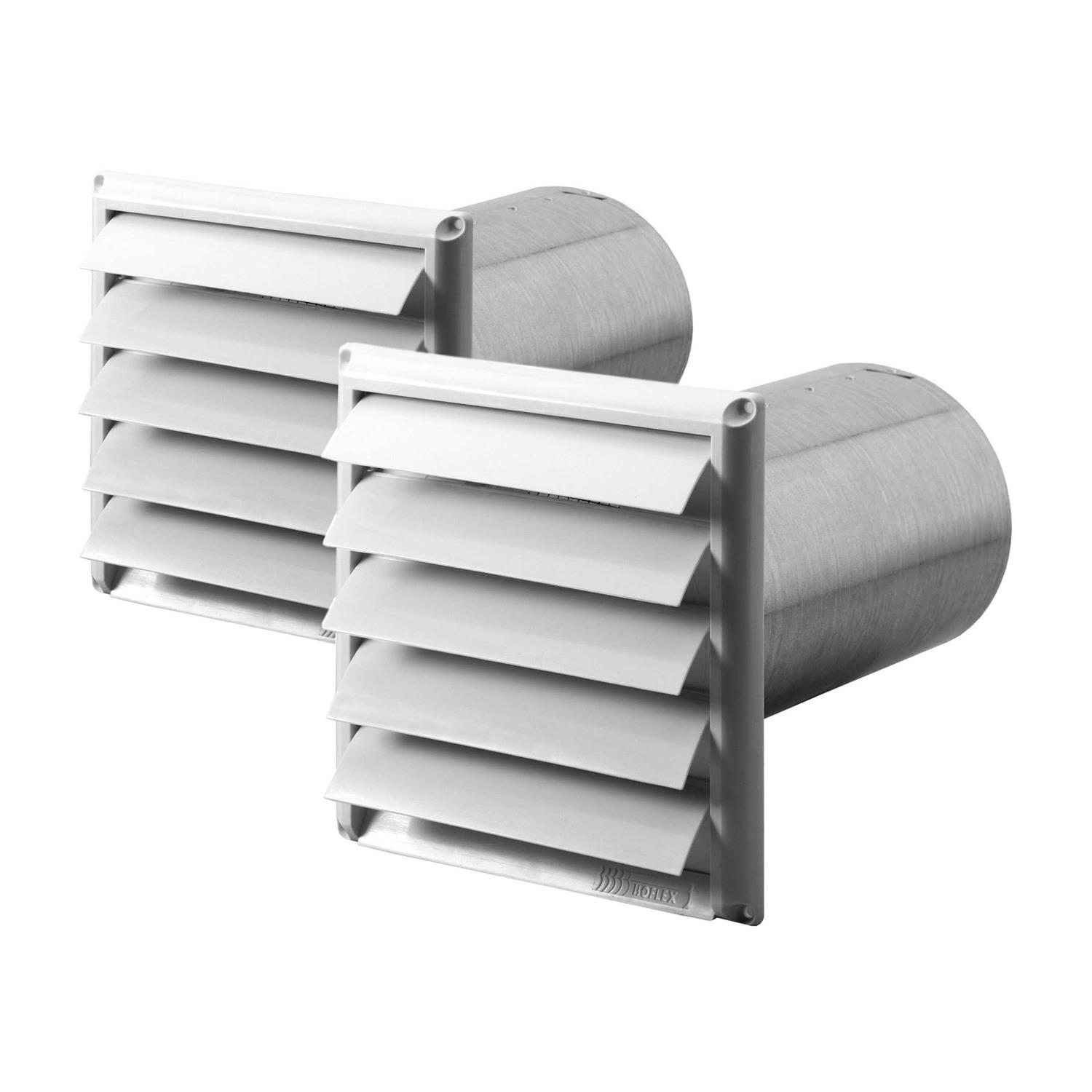 Fantech COM6P Supply & Exhaust Hoods 6 White Plastic - Cheap Fitting