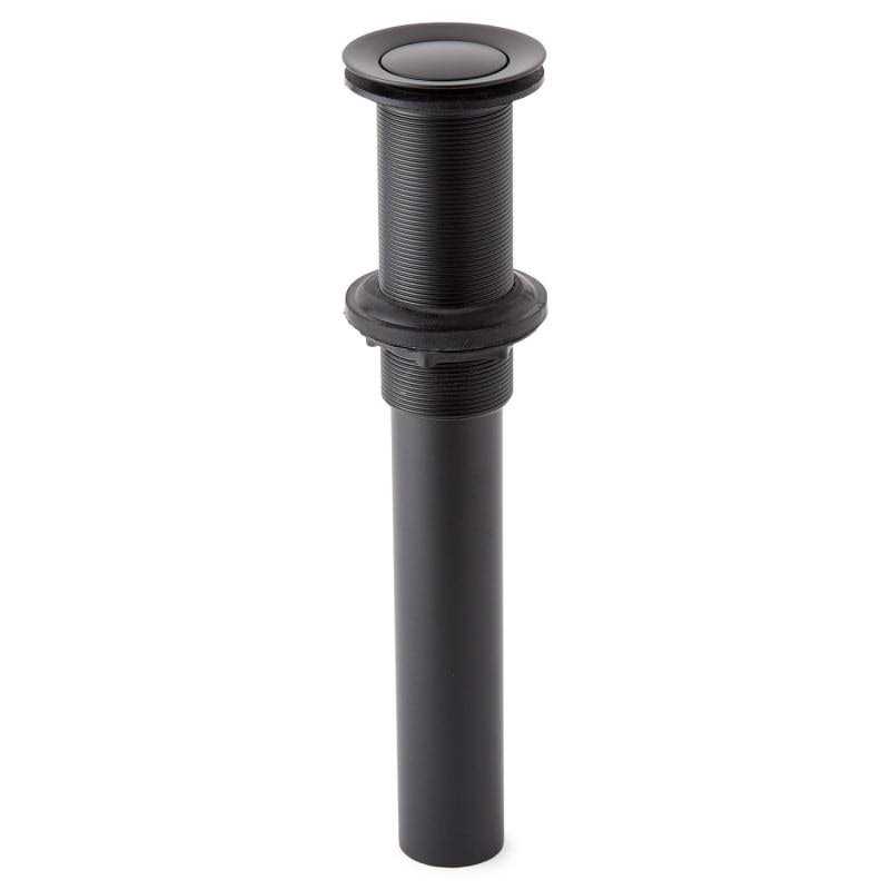 Signature Hardware 940816-NO 1-1/4 Pop-Up Drain Assembly Less Overflow Matte Black Sink Accessories and Parts Bathroom Sink Parts Drain Assemblies - Cheap Fitting