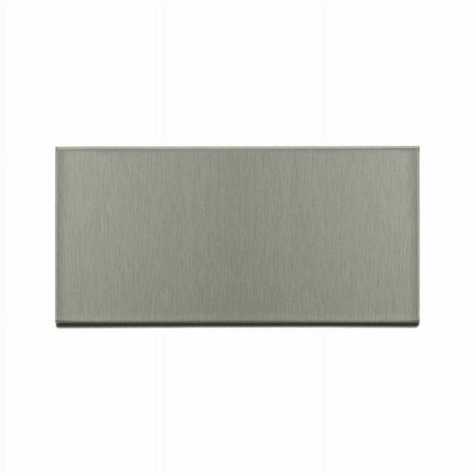 3W x 6H Aspect Peel and Stick Brushed Short Grain Metal Backsplash Tile A53-50 - Cheap Fitting