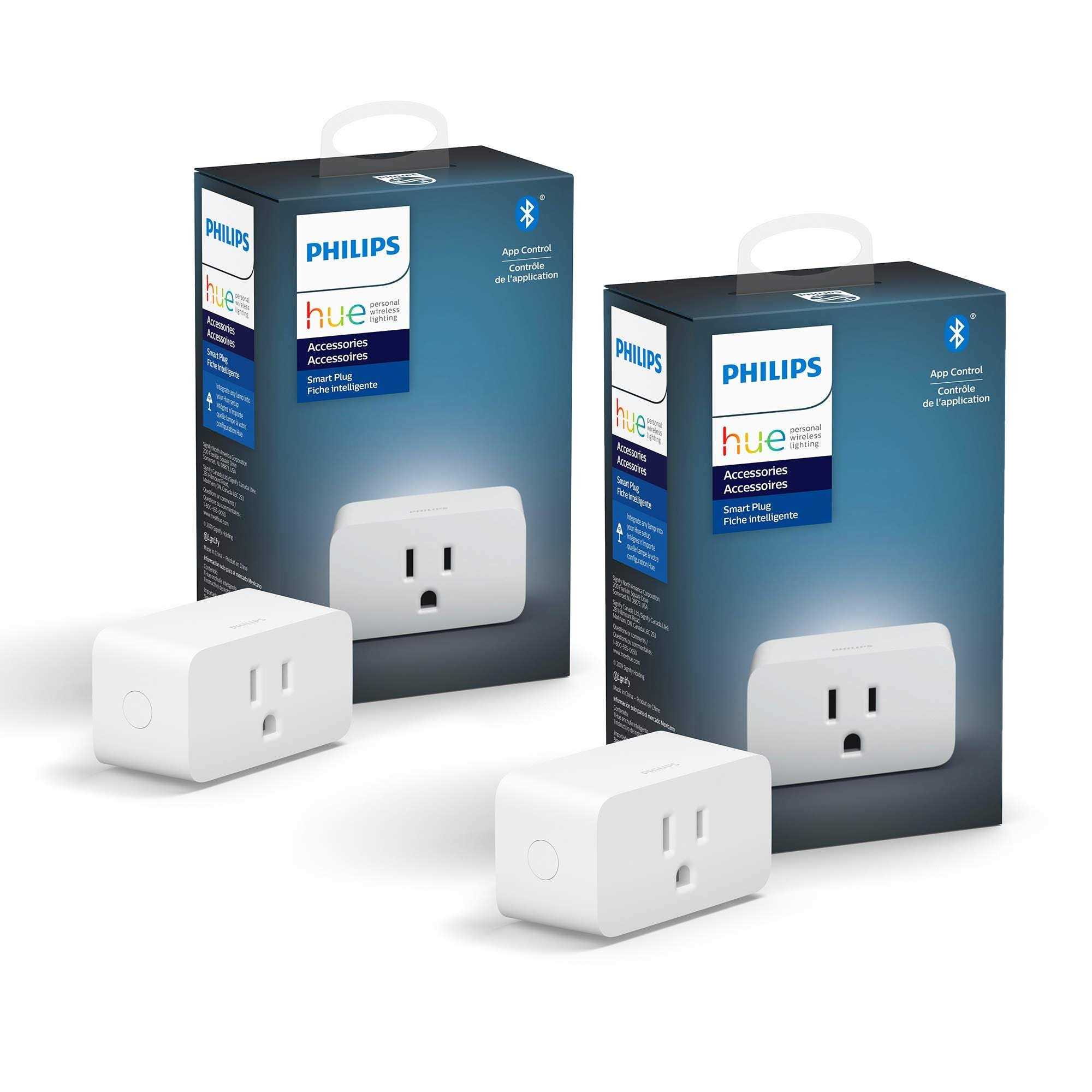 Philips Hue Smart Plug White 2 Pack Turns Any Light Into a Smart Light - Cheap Fitting