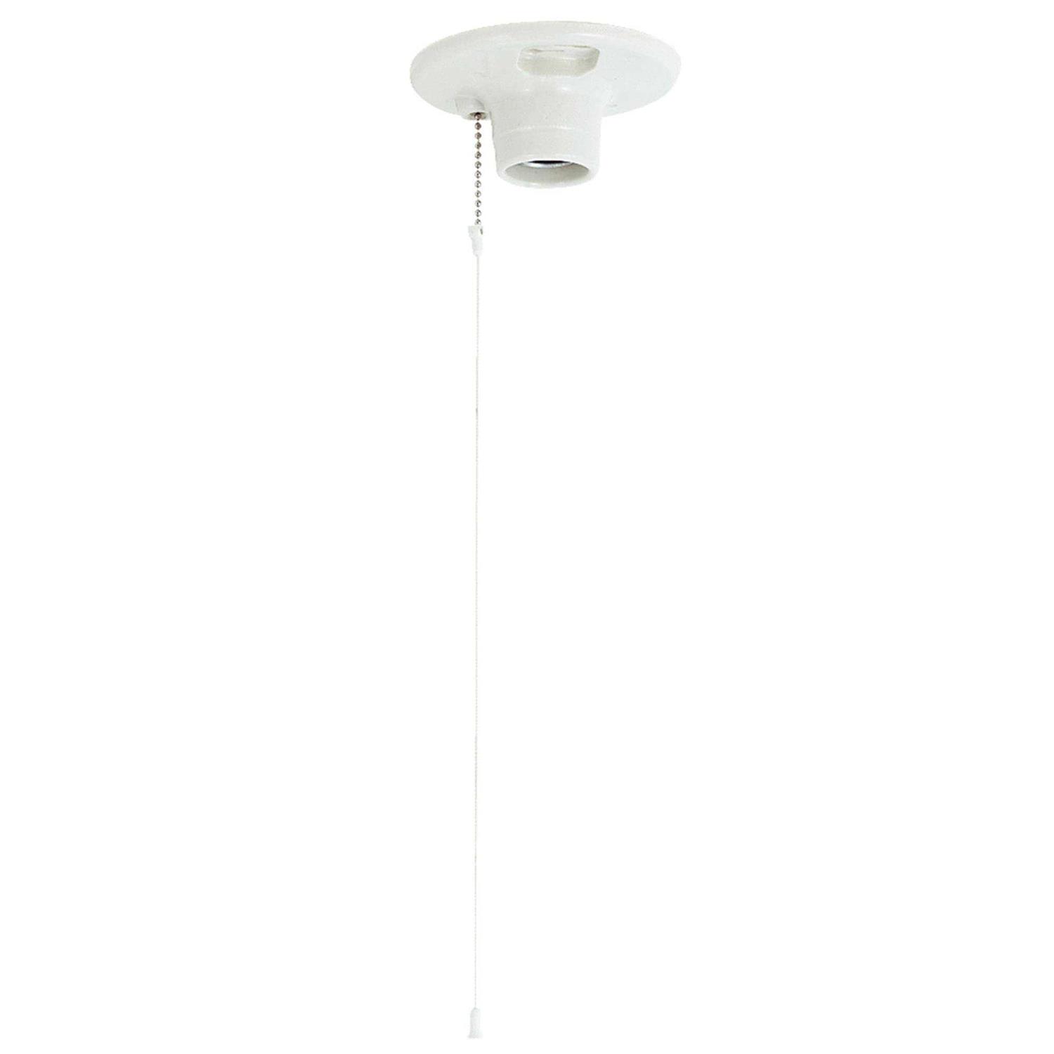 Leviton 1-Piece Porcelain Lampholder 49816-C - Cheap Fitting