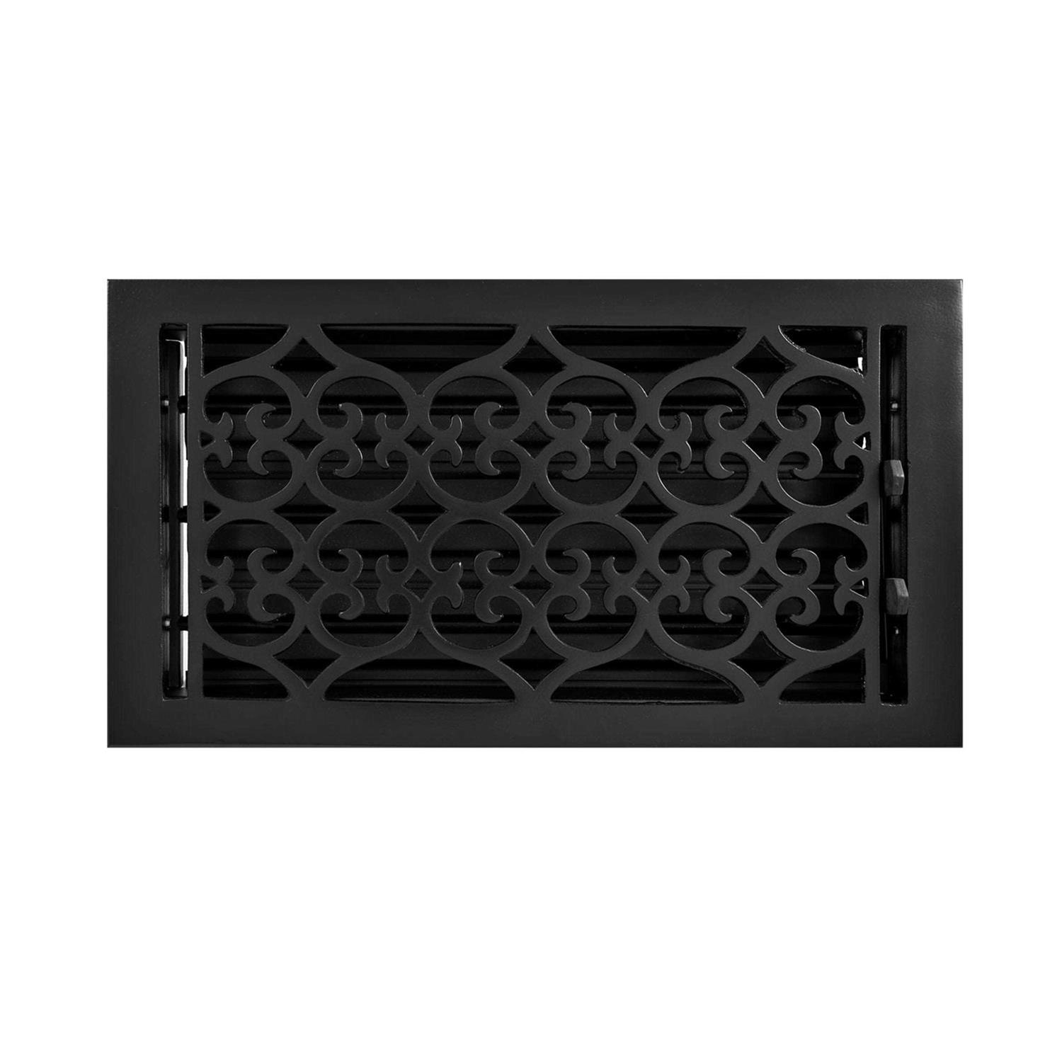 Signature Hardware Old Victorian Cast Iron Floor Register - Cheap Fitting