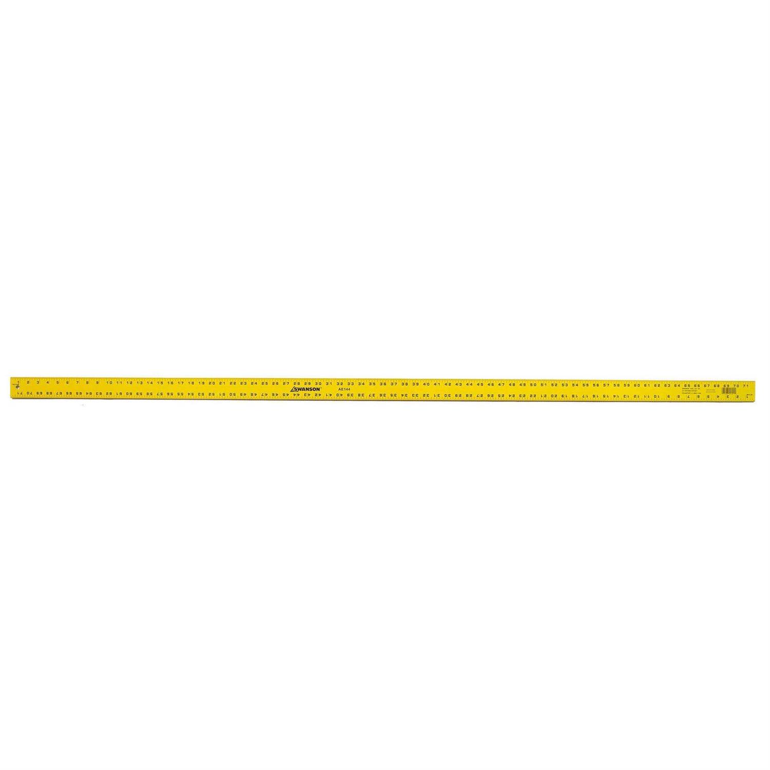 Swanson 72 in. Aluminum Straight-Edge Ruler AE144 - Cheap Fitting