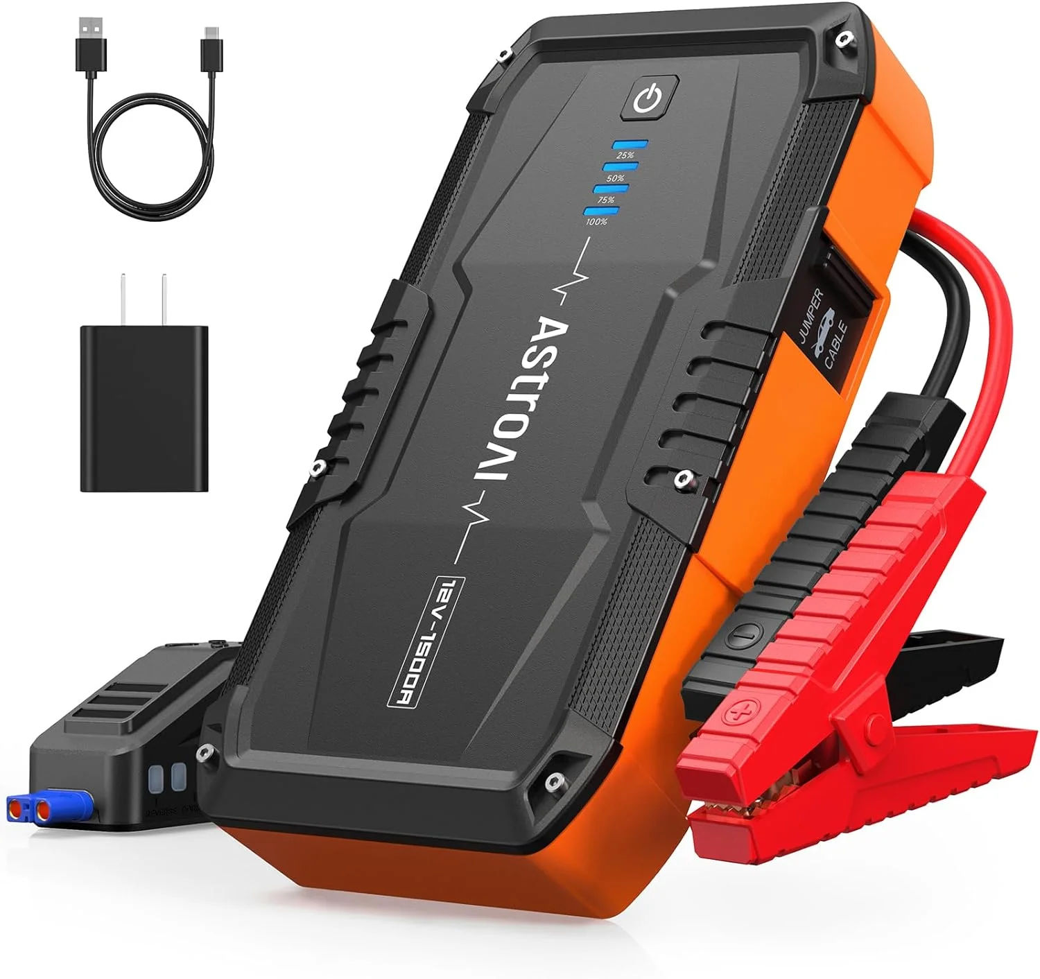 Car Jump Starter, 1500A Battery Jump Starter, Portable Car Charger, 12V Auto Jump Box - Cheap Fitting