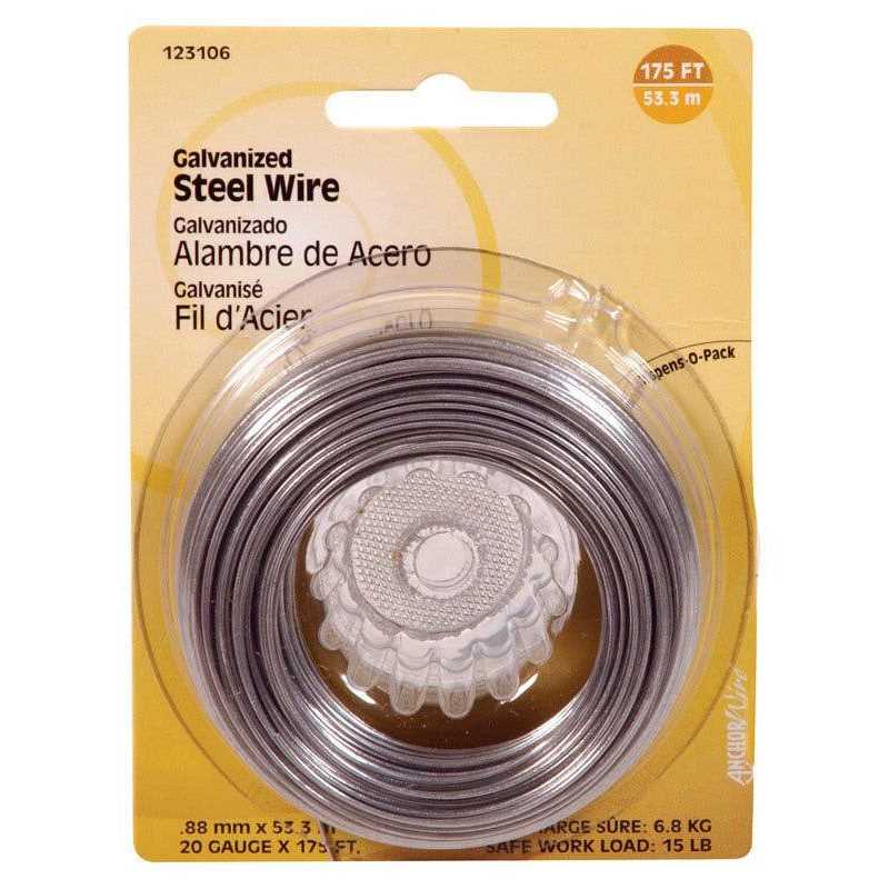 Hillman 20-Gauge Galvanized Wire - Cheap Fitting
