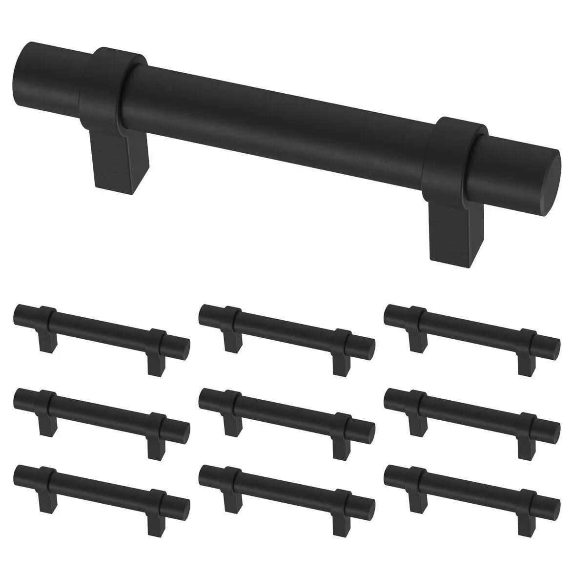 Franklin Brass Simple Wrapped Bar 3 in. Matte Black Cabinet Drawer Pull P46649K-FB-B - Cheap Fitting