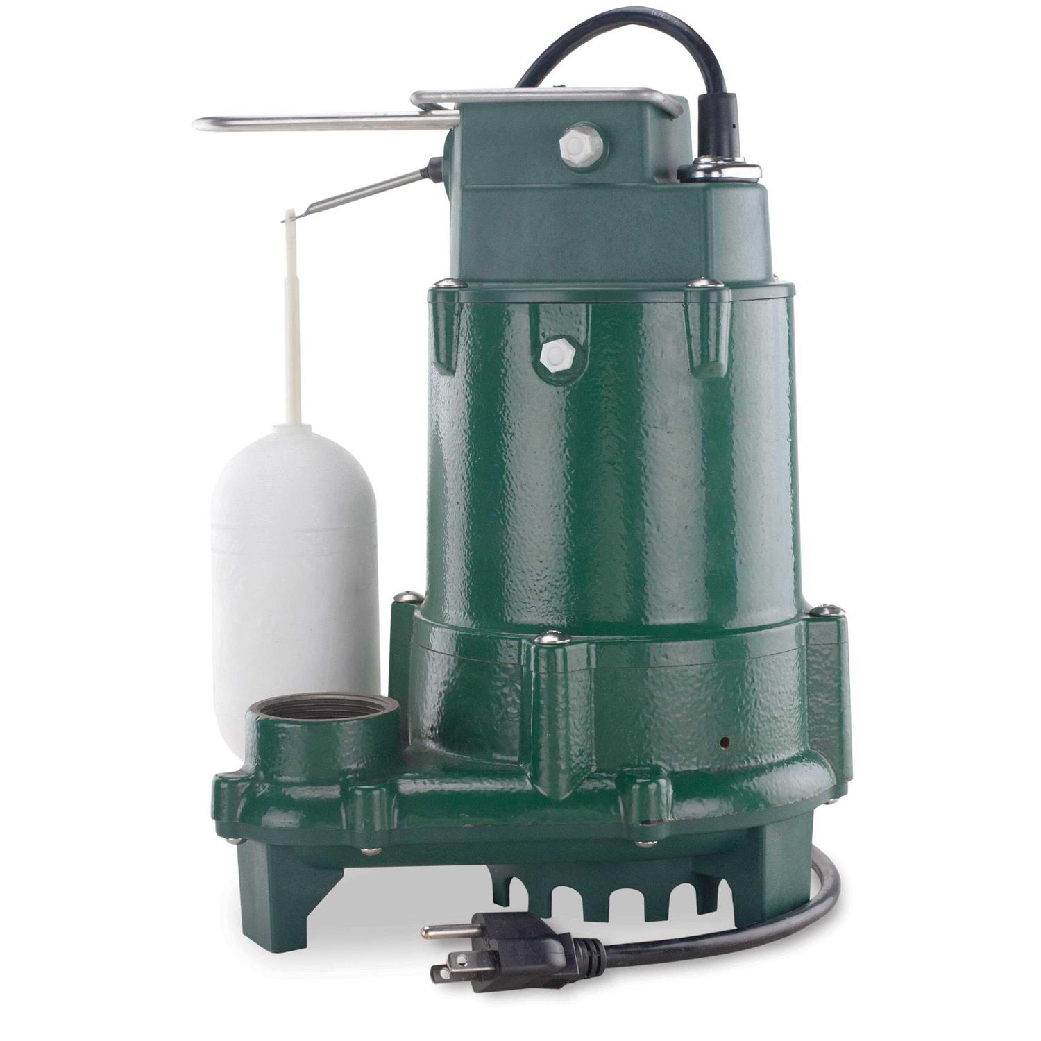 Zoeller 0.5 HP Cast Iron Submersible Sump Pump - Cheap Fitting