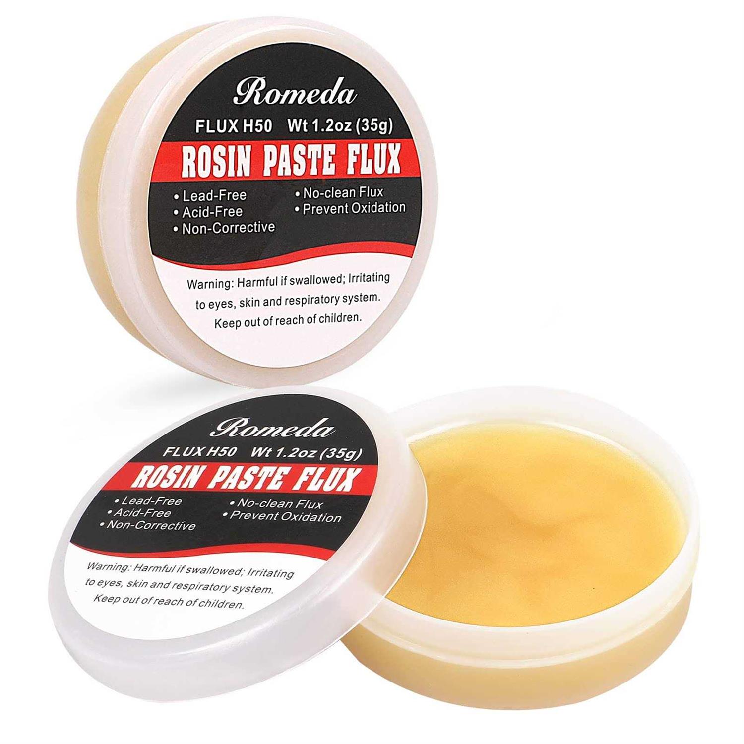 Romeda 2 Jar Solder Flux, Flux for Soldering, Rosin Soldering Flux Paste for Lead-Free Electronics Soldering and Soldering DIY - Cheap Fitting